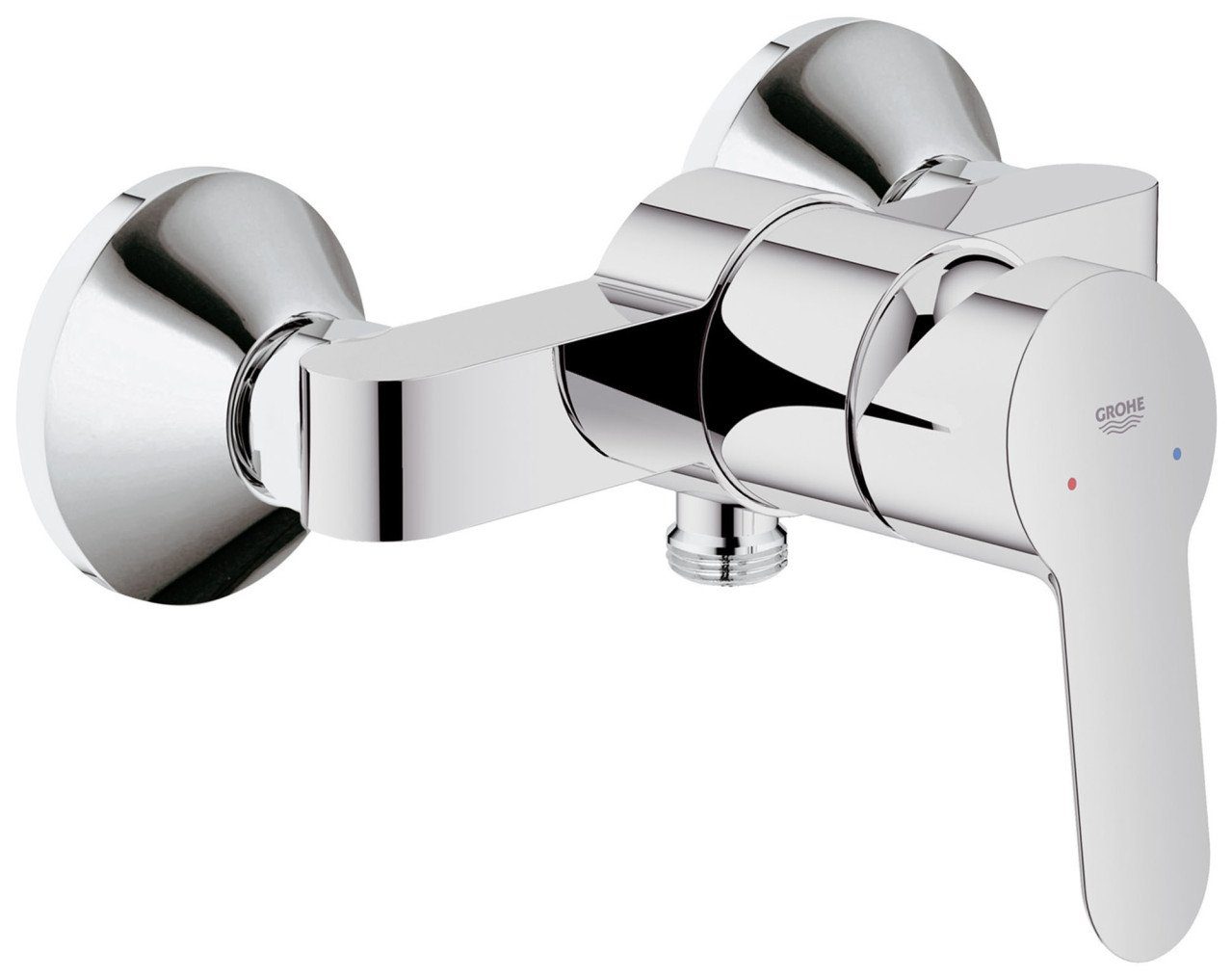 Grohe Wannenarmatur Grohe Brausearmatur Edge verchromt günstig online kaufen