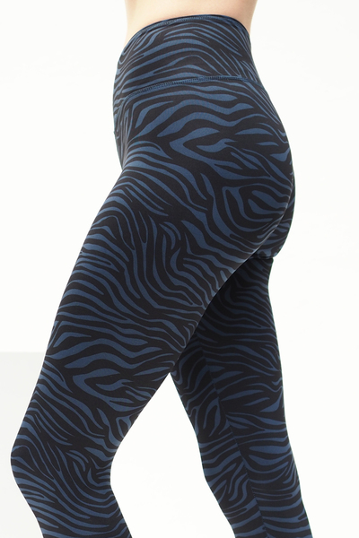 Yoga Leggings Ganga 7/8 Zebra Blue günstig online kaufen