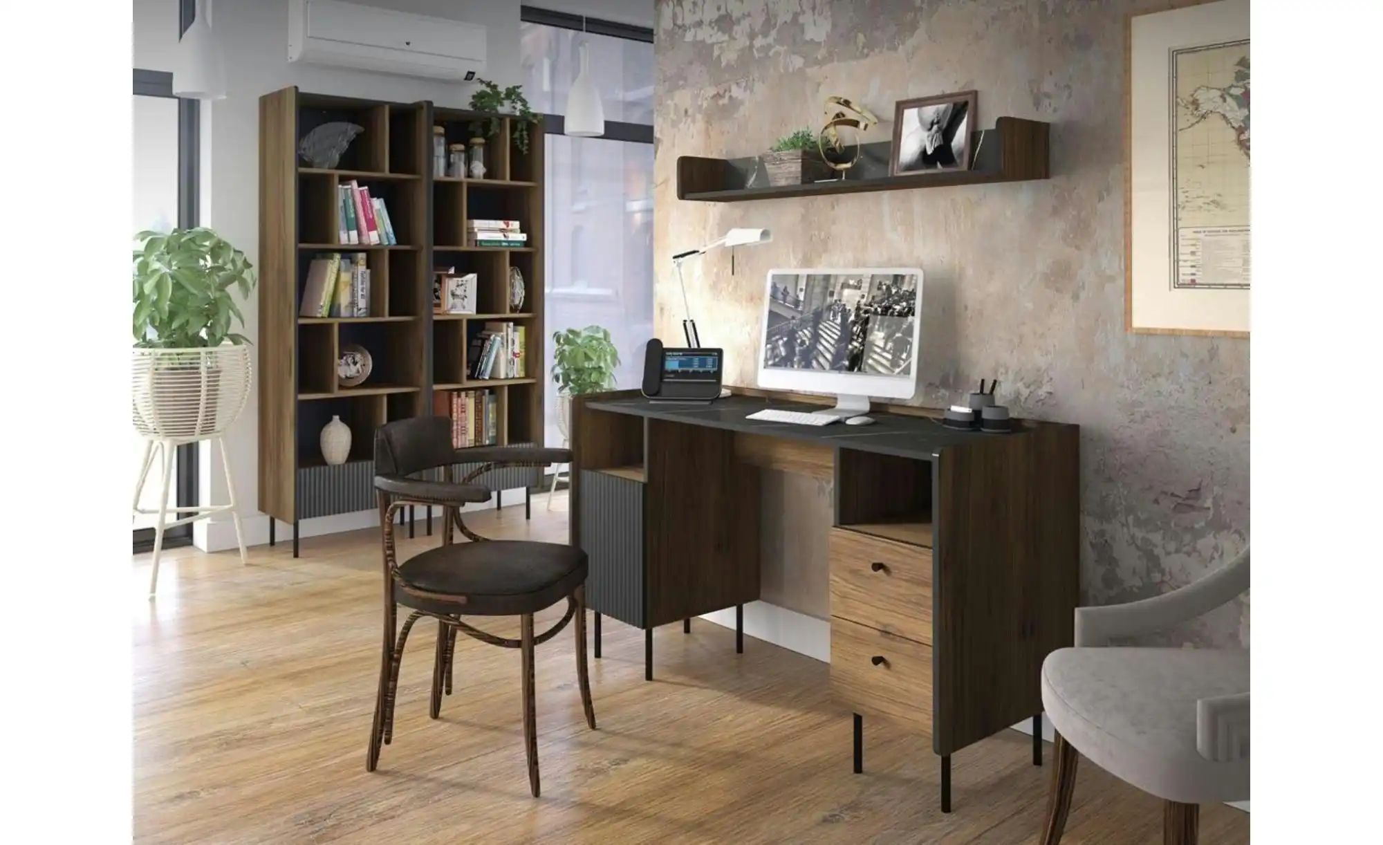 Schreibtisch   ¦ holzfarben ¦ Maße (cm): B: 135 H: 79 Tische > Schreibtisch günstig online kaufen