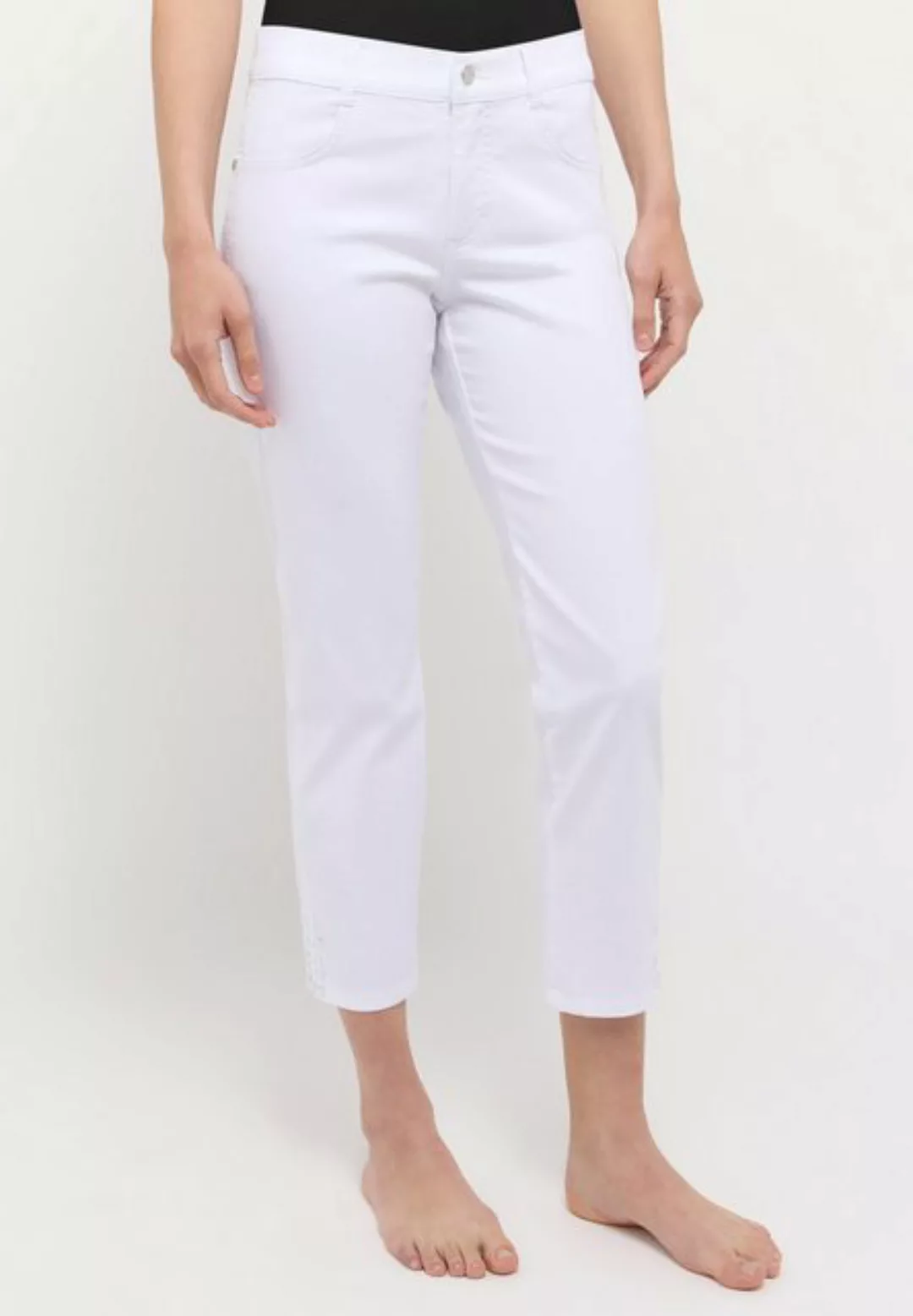 ANGELS Slim-fit-Jeans Jeans Cici Crop Slit Sparkle mit Strass günstig online kaufen