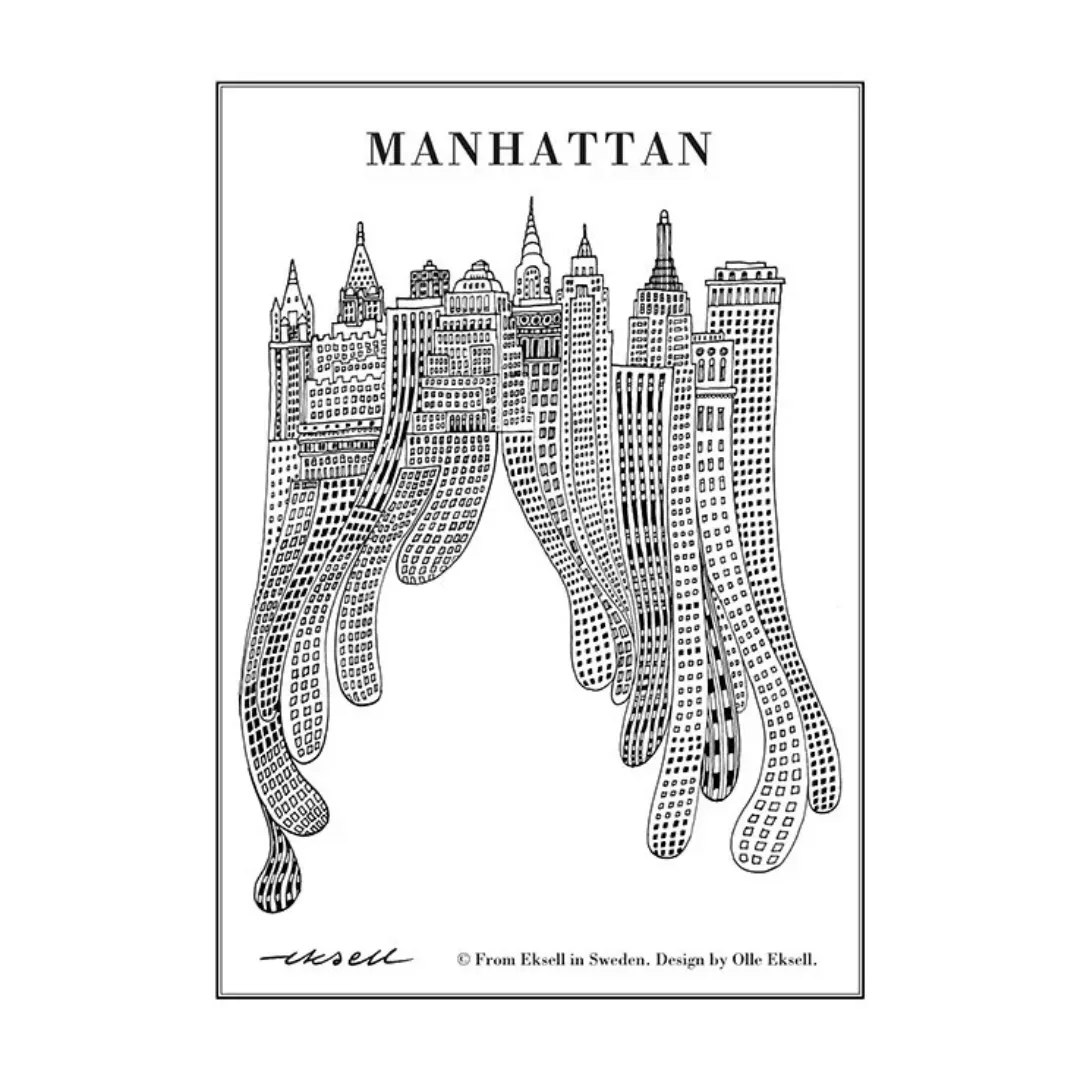 Manhattan Poster 50 x 70cm günstig online kaufen