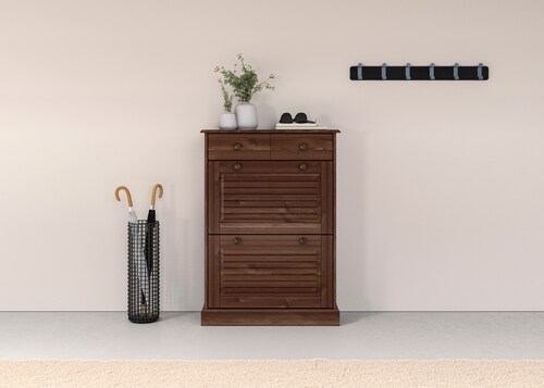 Home affaire Schuhschrank "Liotta", Mit 2 Klappen und 1 Schublade günstig online kaufen