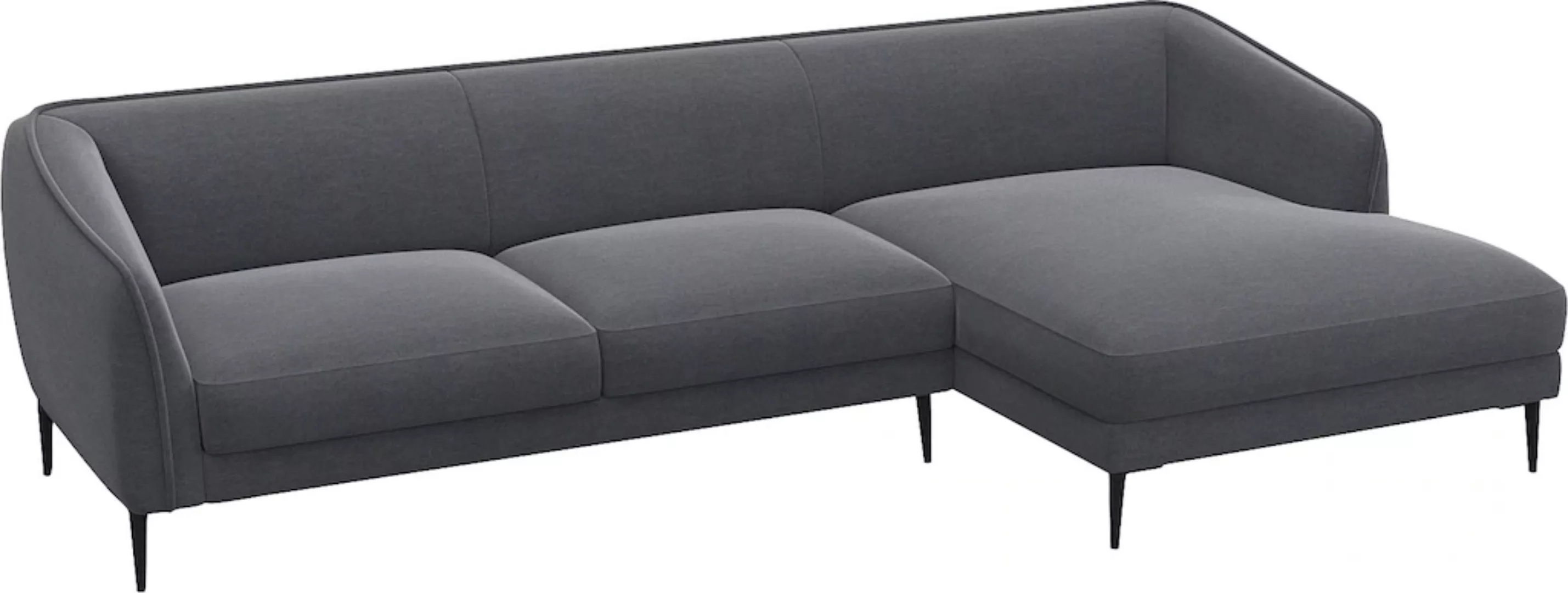 FLEXLUX Ecksofa »Belle Designsofa, L-Form, B/T 288/149 cm«, Skandinavisches günstig online kaufen