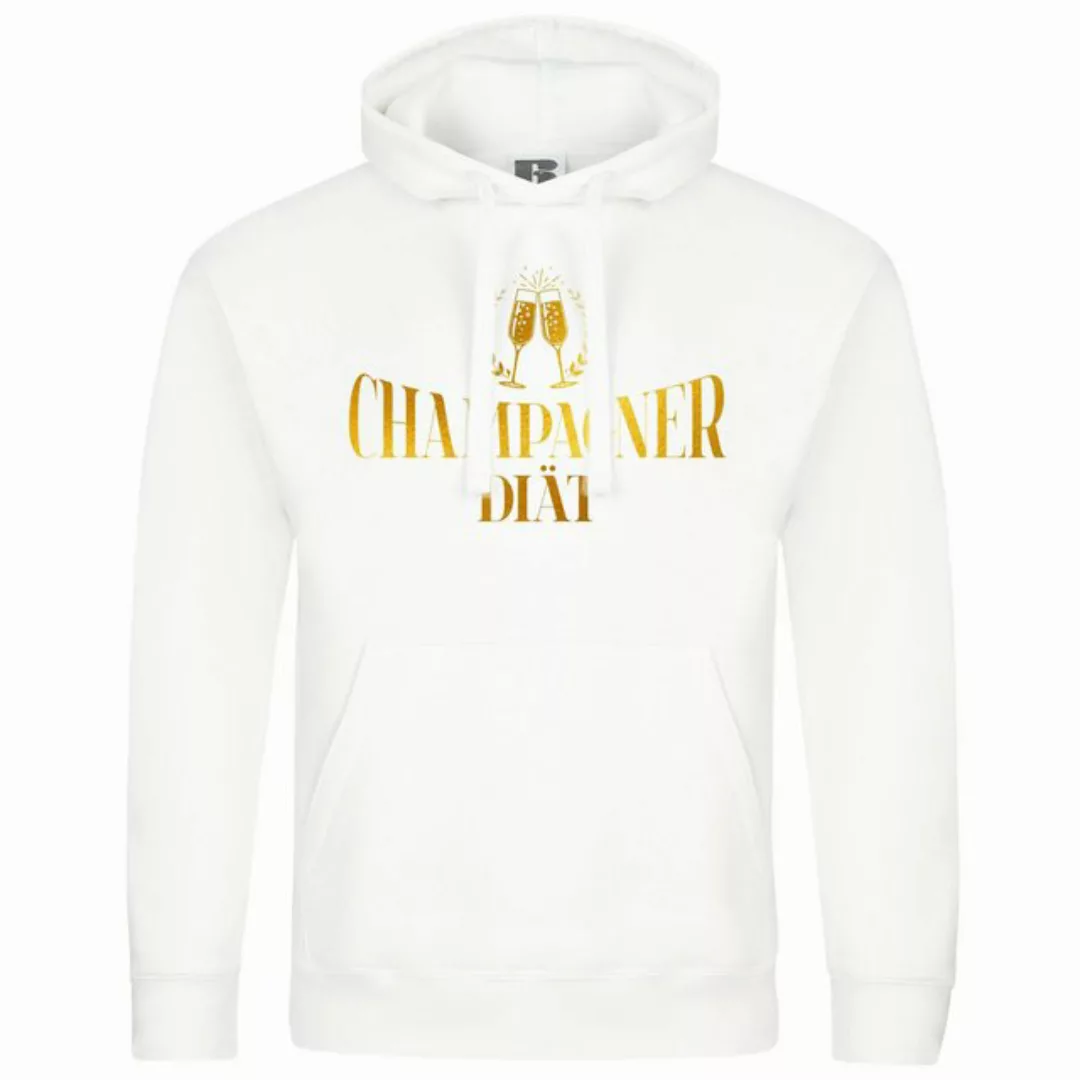 deinshirt Kapuzenpullover Herren Kapuzenpullover Champagner Diät Mit Print günstig online kaufen