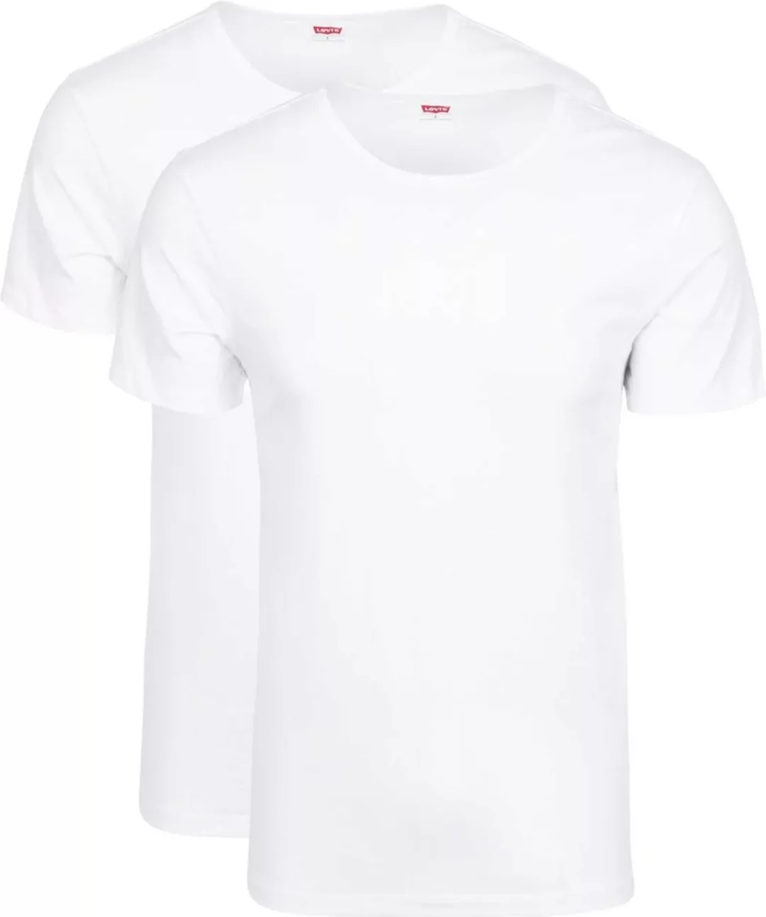Levi's T-Shirt Rundhals Weiß 2-Pack - Größe XXL günstig online kaufen