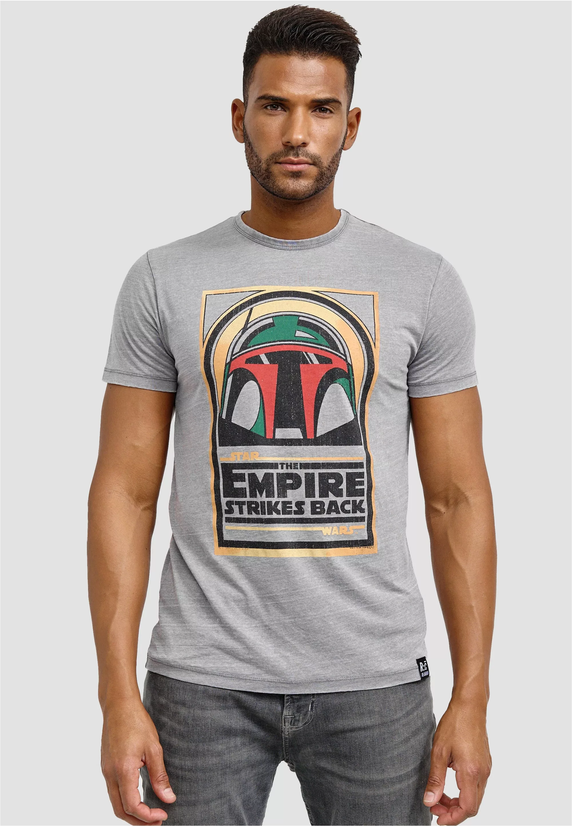 Recovered T-Shirt "Star Wars Boba Fett Empire Strikes Back", im zeitlosen D günstig online kaufen