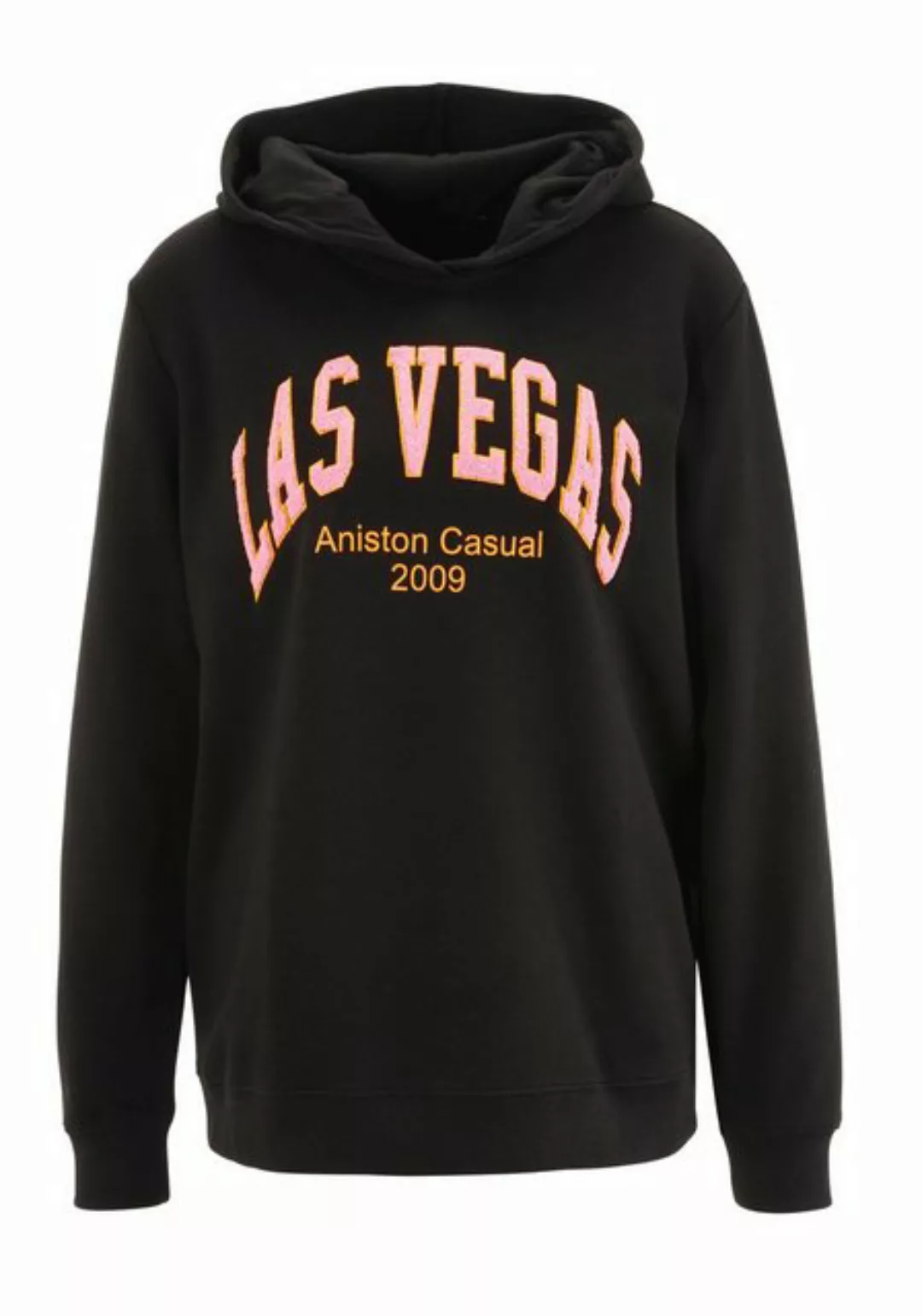 Aniston CASUAL Sweatshirt mit aufgestickter "LAS VEGAS"-Applikation günstig online kaufen