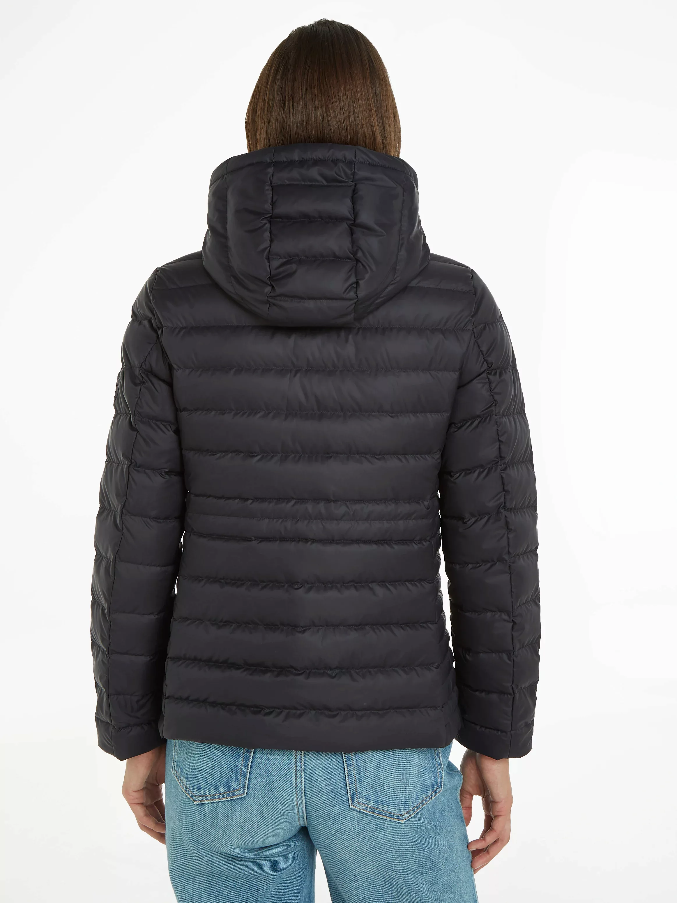 Tommy Hilfiger Steppjacke FEMININE LW DOWN JACKET mit Kapuze günstig online kaufen