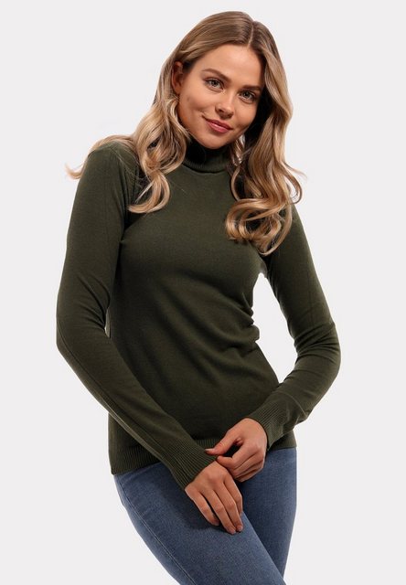 YC Fashion & Style Rollkragenpullover Basic Rollkragenpullover aus Feinstri günstig online kaufen