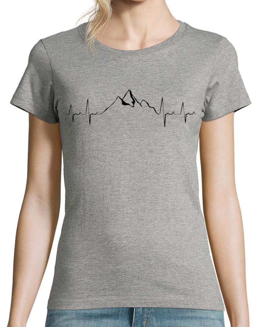 Youth Designz T-Shirt Heartbeat Mountain Damen günstig online kaufen