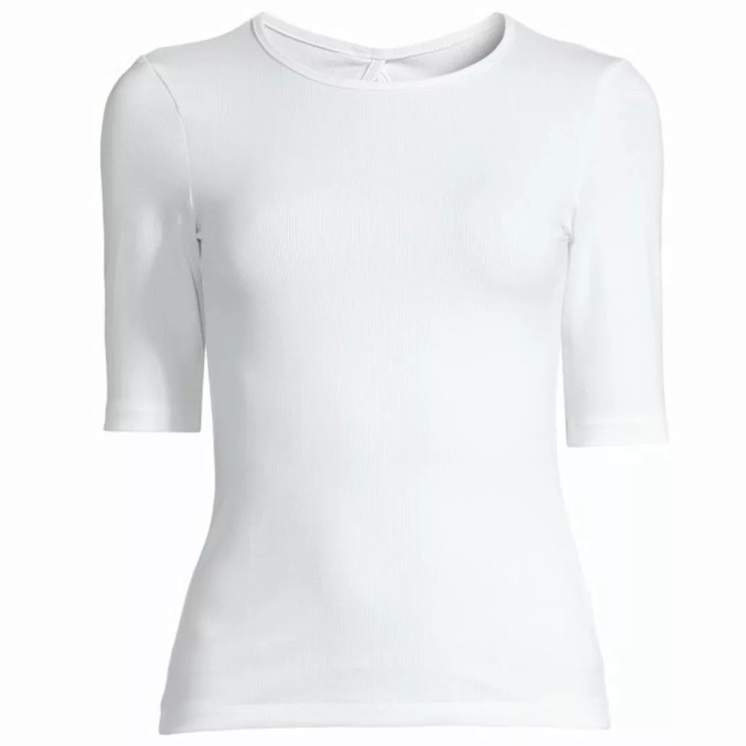 Casall T-Shirt Rib Tee - Damen T-Shirt - White günstig online kaufen