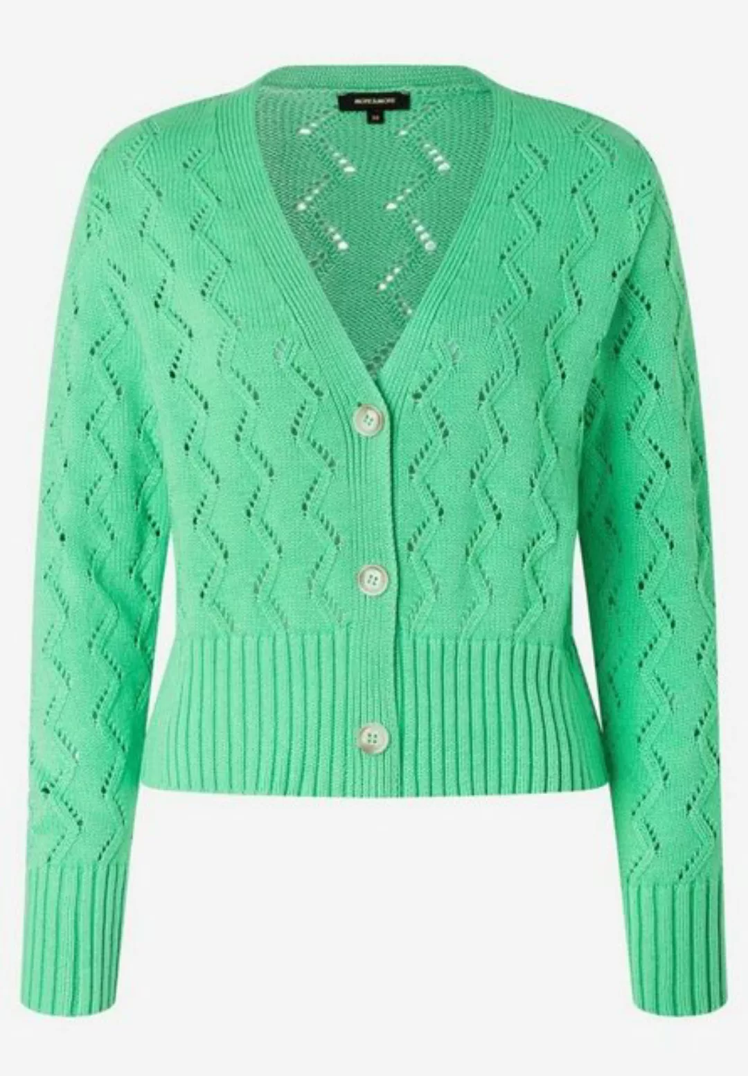 Ajour Cardigan, march green, Frühjahrs-Kollektion günstig online kaufen