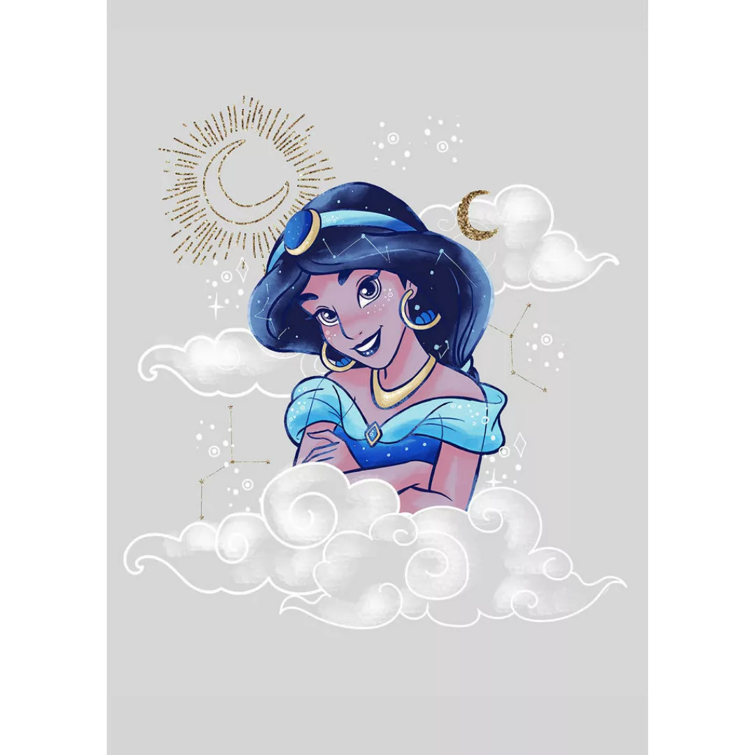 Komar Poster Jasmin Clouds Disney B/L: ca. 50x70 cm günstig online kaufen