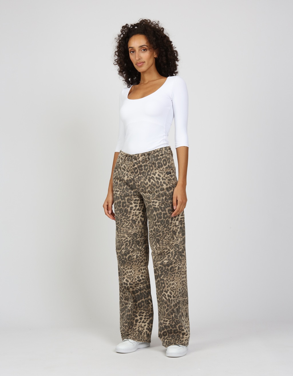 GANG Stoffhose "GANG Hosen Wide Fit 94CARLOTTA LONG" günstig online kaufen