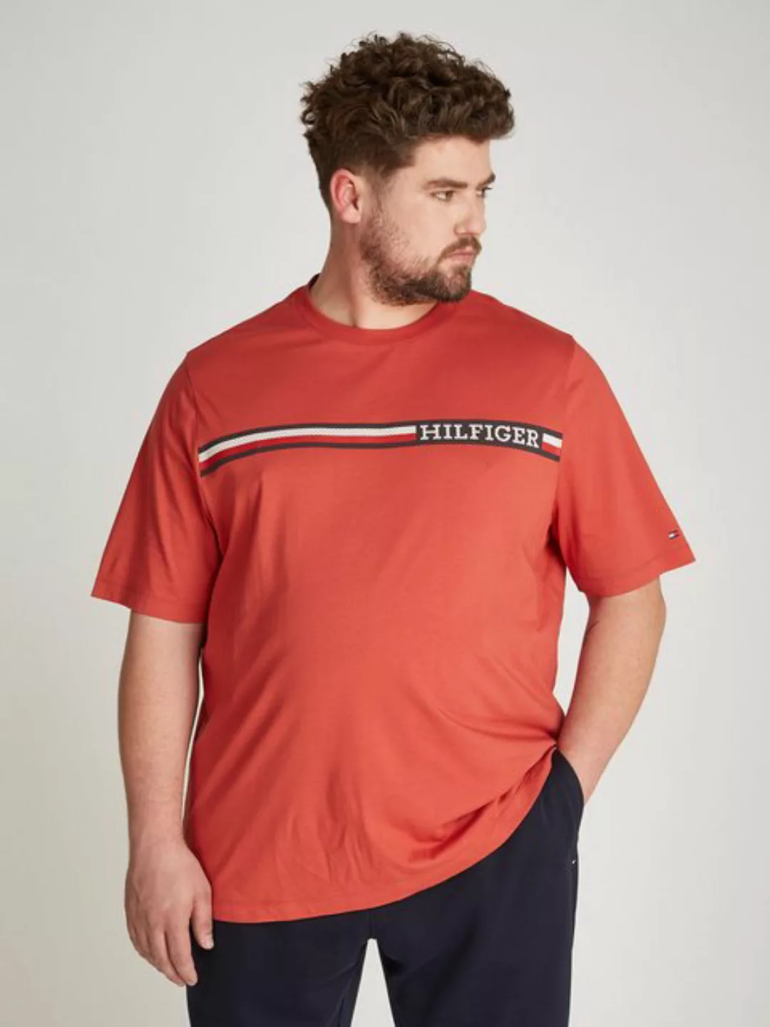 Tommy Hilfiger Big & Tall T-Shirt "BT-CHEST STRIPE TEE-B", Große Größen mit günstig online kaufen