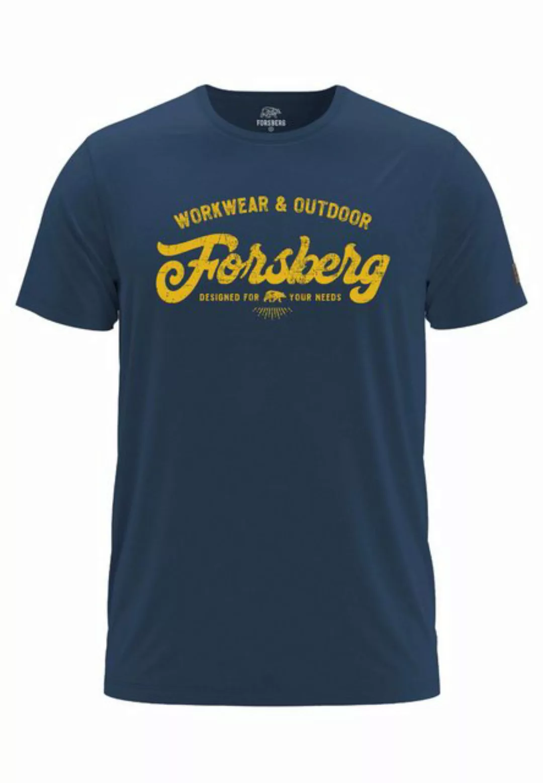 FORSBERG T-Shirt Överson mit Retro Brustlogo günstig online kaufen