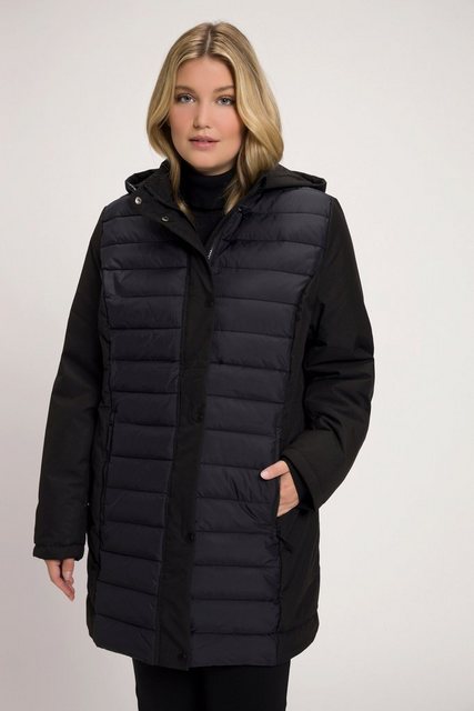 Ulla Popken Steppjacke Hybrid-Jacke wasserabweisend Stepp/Softshell günstig online kaufen