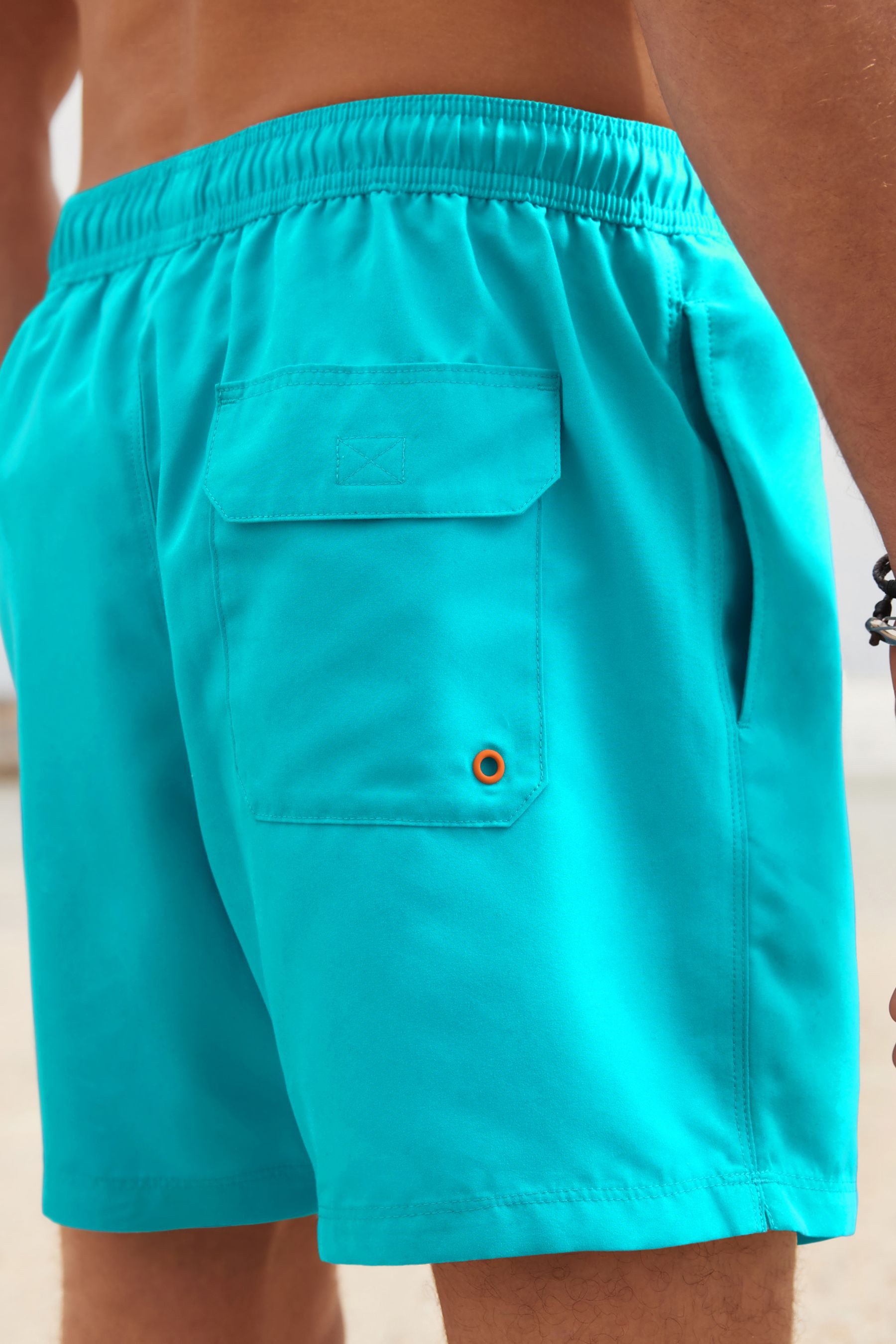 Next Badeshorts Schlichte Badeshorts mit Palmen-Logo günstig online kaufen