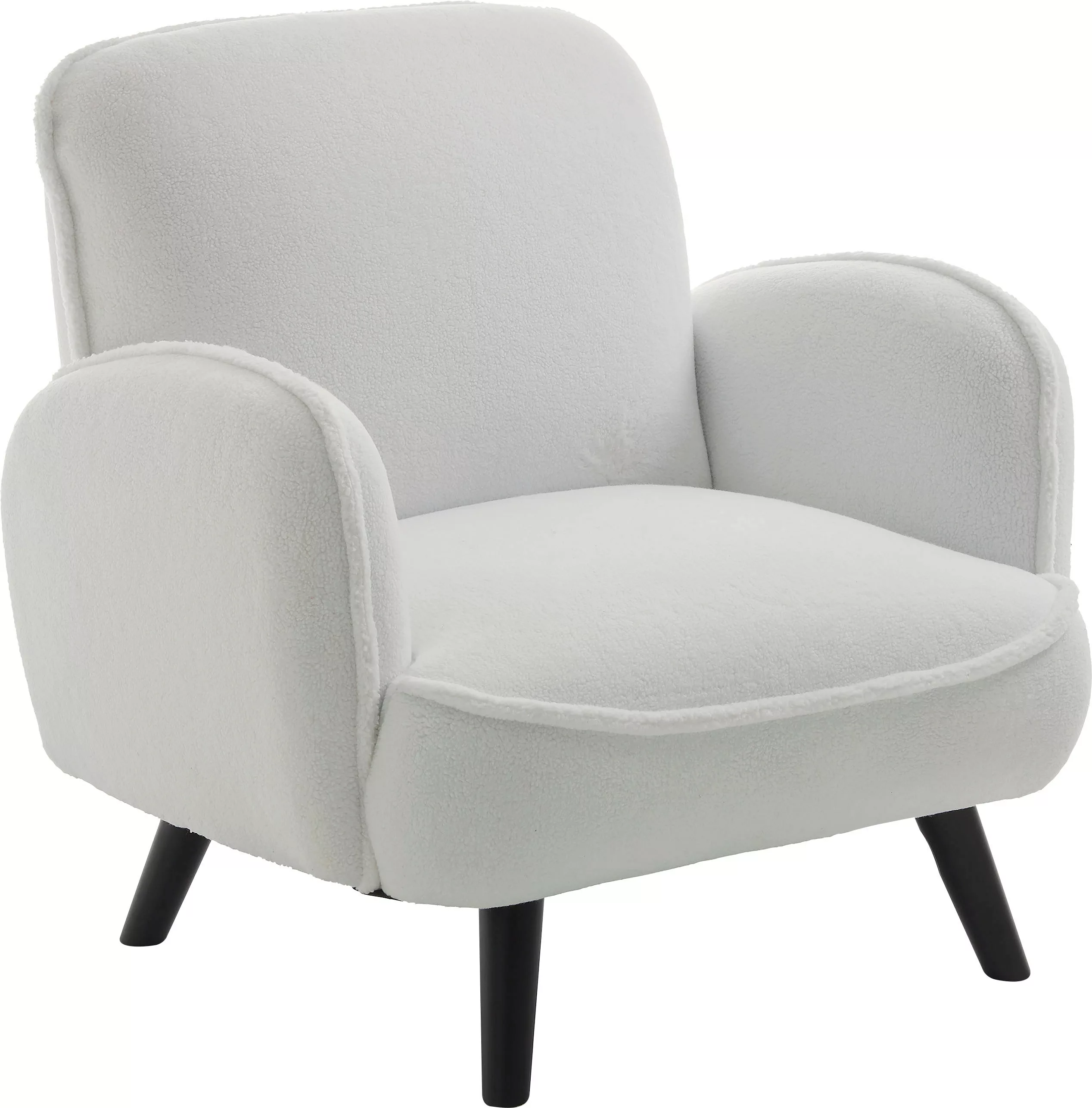 ATLANTIC home collection Sessel "Ben", mit Wellenunterfederung, Massivholzf günstig online kaufen