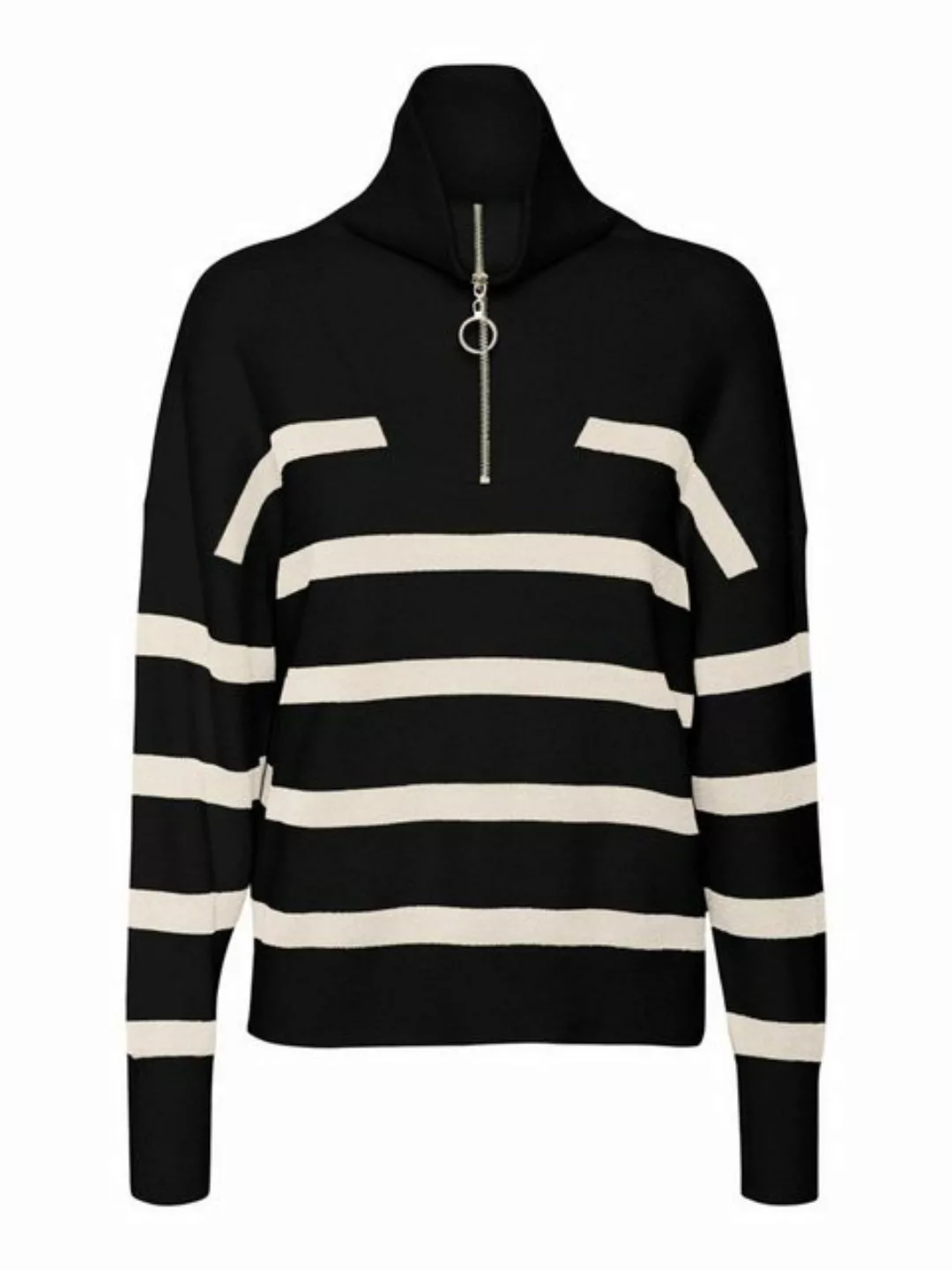 Vero Moda Troyer "VMSABA STRIPE LS HIGHNECK BLOUSE GA NOOS" günstig online kaufen