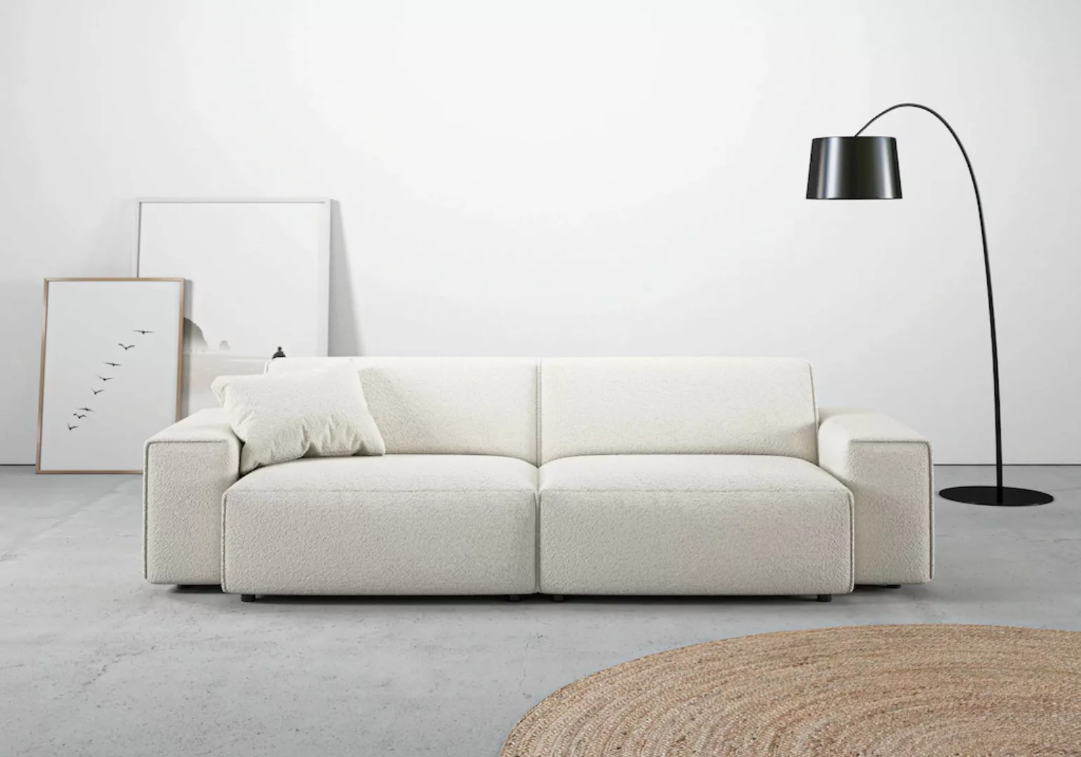 andas Big-Sofa "Glimminge auch in Breitcord, Feincord + Easy care-Bezug,", günstig online kaufen