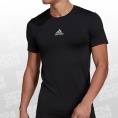 adidas Techfit Compression SS Tee schwarz/weiss Größe L günstig online kaufen