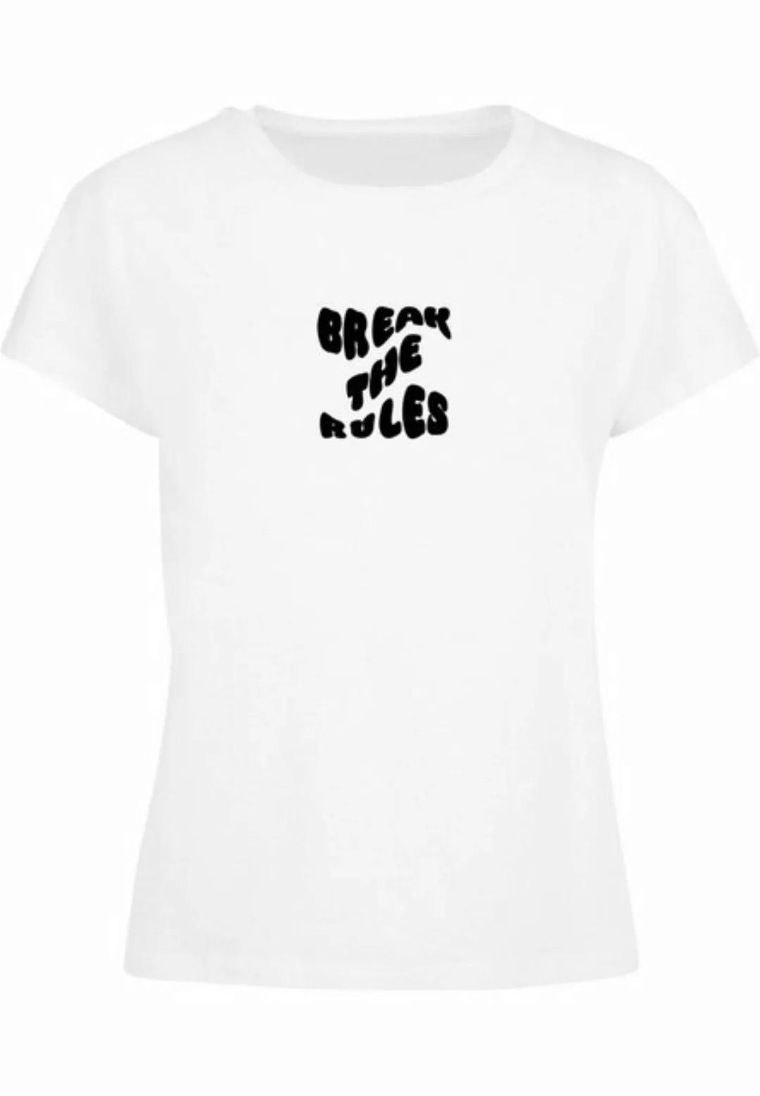 Merchcode T-Shirt Merchcode Damen Ladies Break The Rules Box Tee (1-tlg) günstig online kaufen