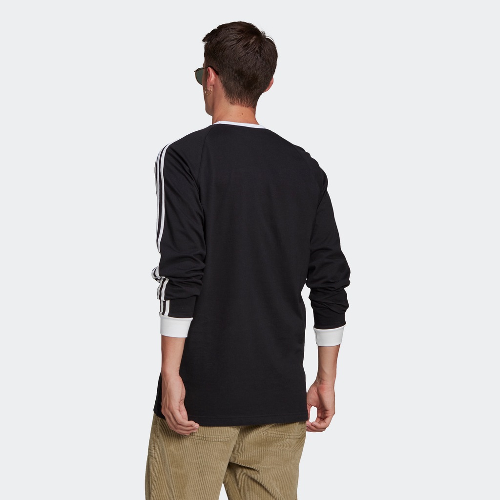 Adidas Originals Adicolor 3 Stripes Langarm-t-shirt S Black günstig online kaufen