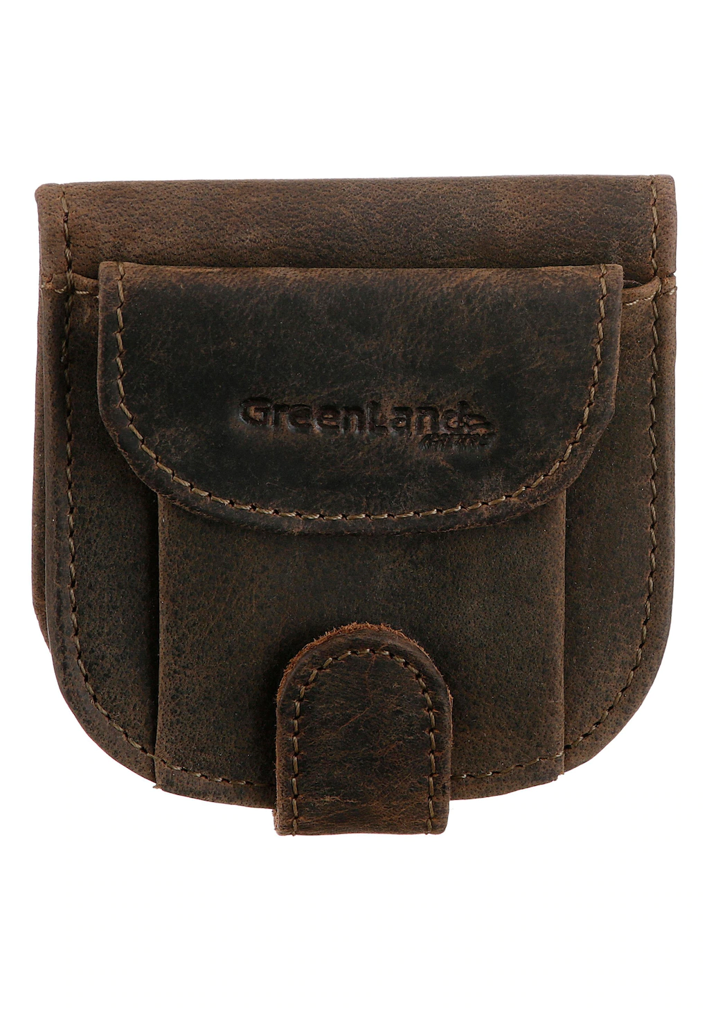 GreenLand Nature Geldbörse "Stone", aus echtem Leder, im kleinen Format günstig online kaufen