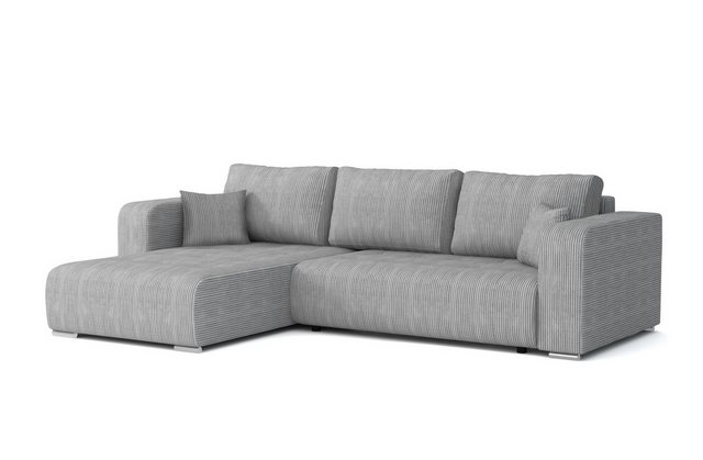 Deine Möbel 24 Wohnlandschaft CARACAS 288 cm breit Ecksofa Sofa Wohnzimmer günstig online kaufen