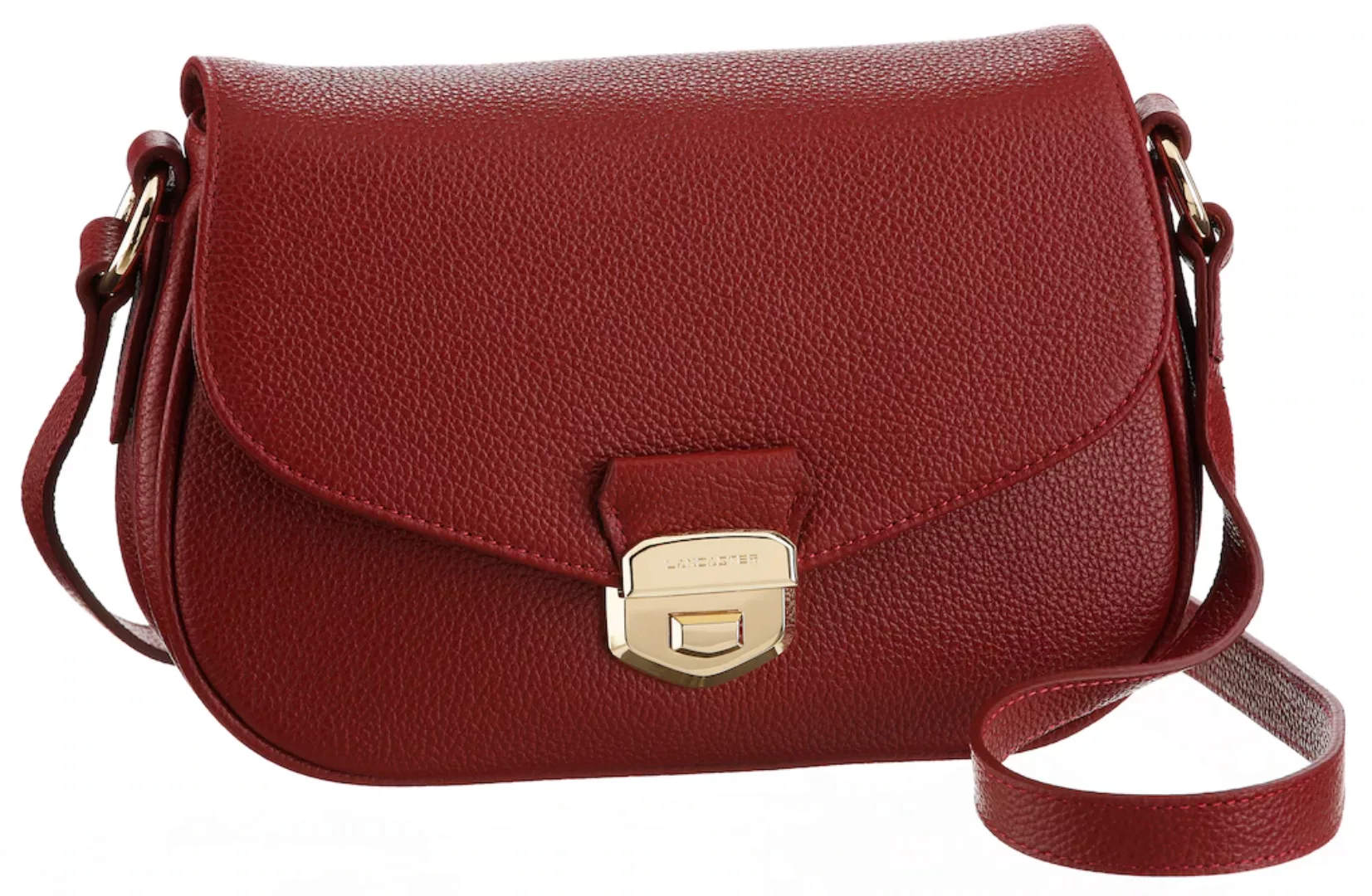 LANCASTER Umhängetasche "Crossbody bag Foulonne Milano", mit goldfarbenen D günstig online kaufen