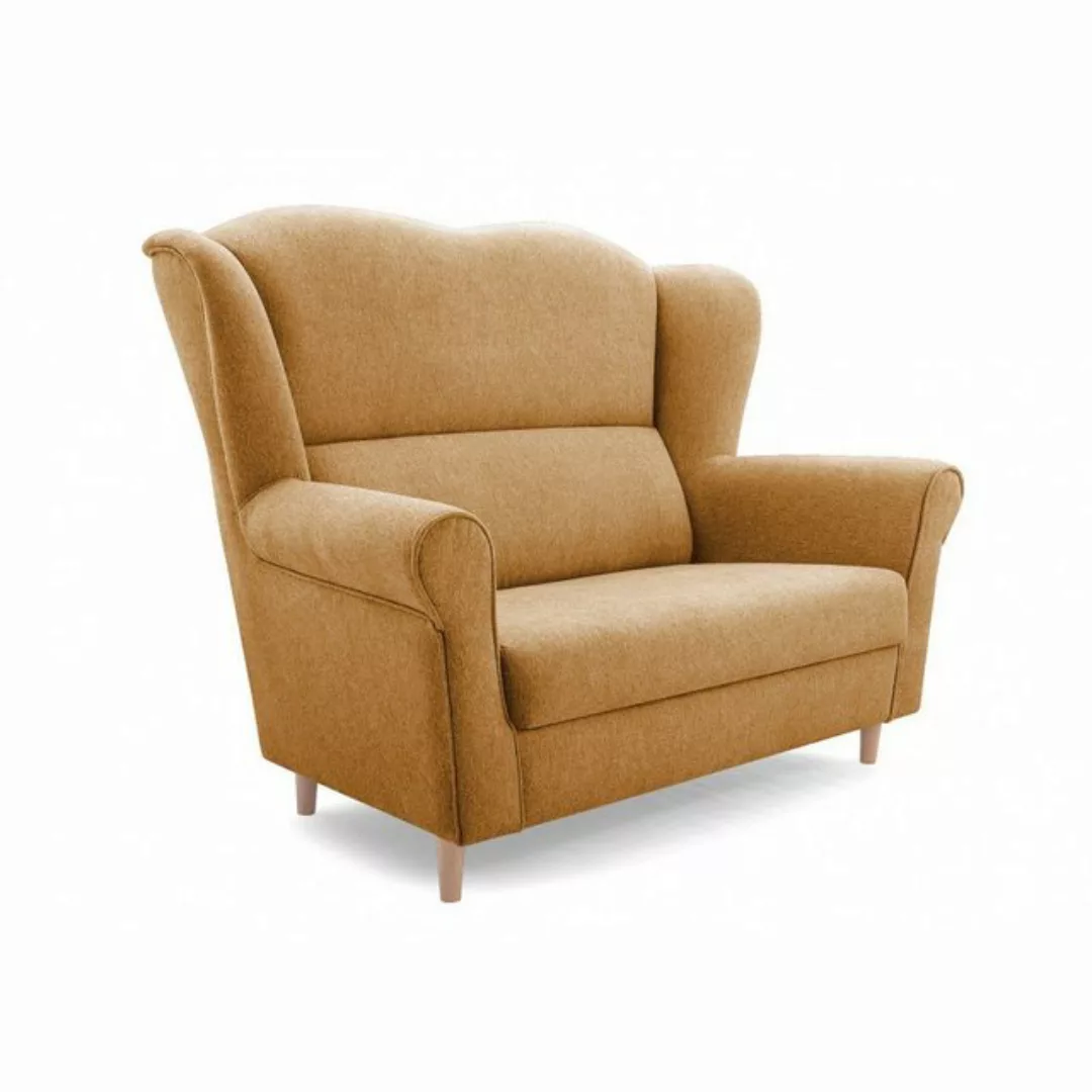 MOEBLO Sofa SILABELLA, Couch Polstermöbel Sitzmöbel Wohnzimmermöbel 2-Sitze günstig online kaufen
