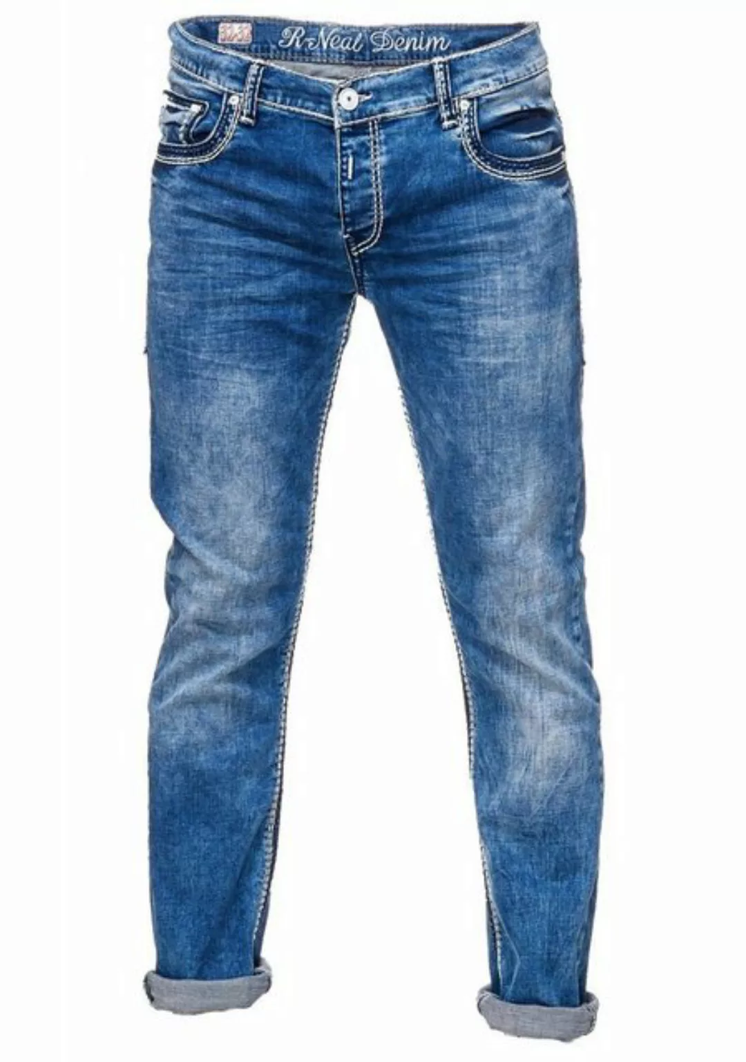 Rusty Neal Regular-fit-Jeans mit dezenter Waschung günstig online kaufen