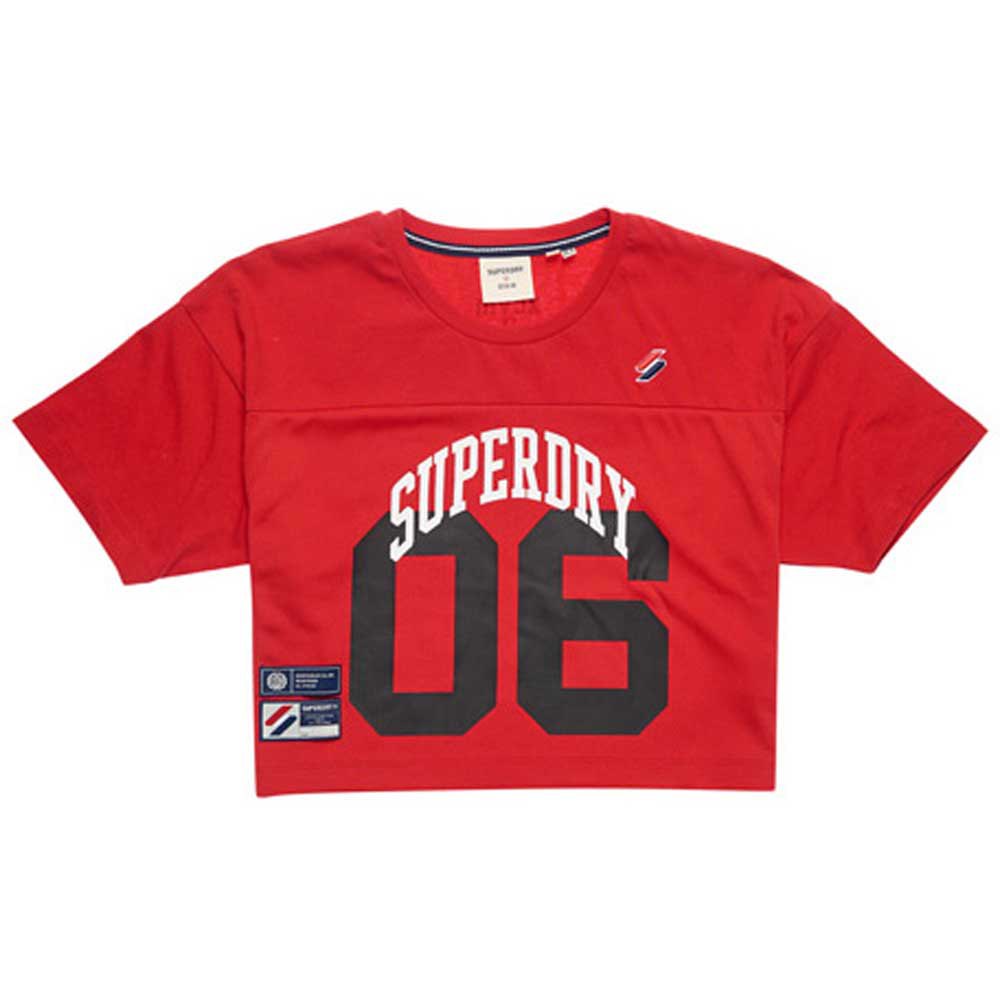 Superdry Varsity Arch Boxy Tee S Risk Red günstig online kaufen