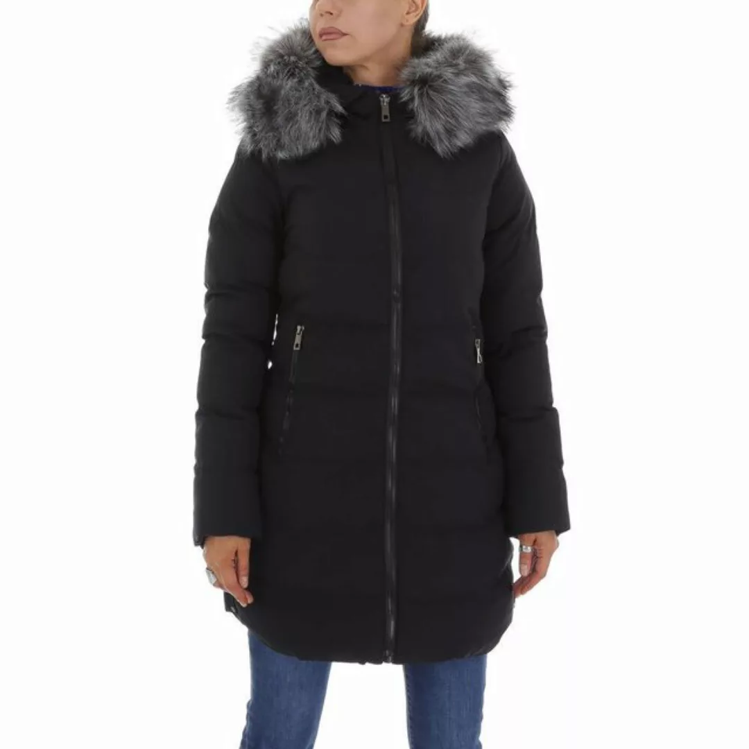 Ital-Design Winterjacke Damen Freizeit (87256344) Kapuze Gefüttert Winterja günstig online kaufen