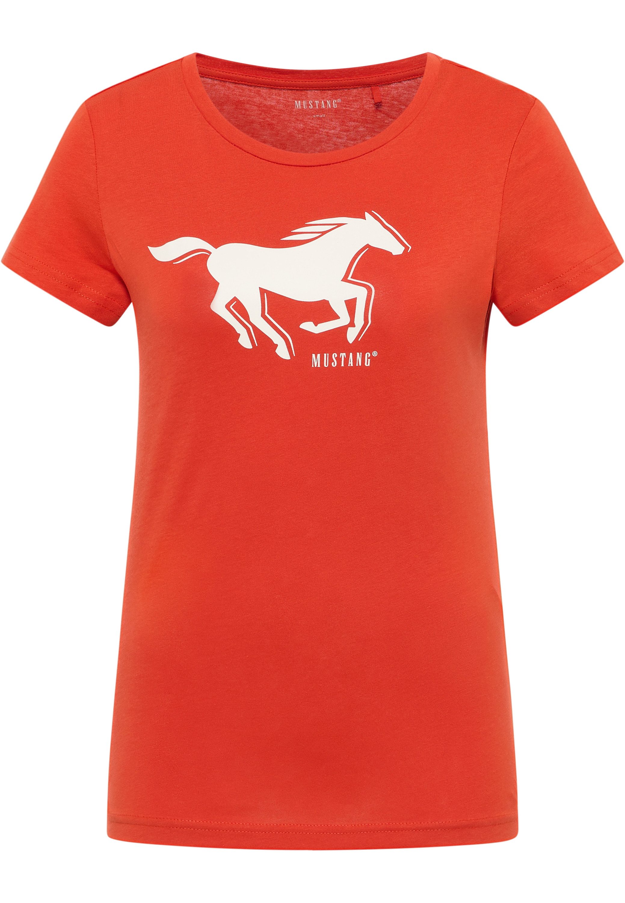 MUSTANG Kurzarmshirt "Damen Style Loa" günstig online kaufen