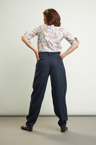 Damen Bluse Aus Bio-baumwolle "Britta" Mit Floralem Muster günstig online kaufen