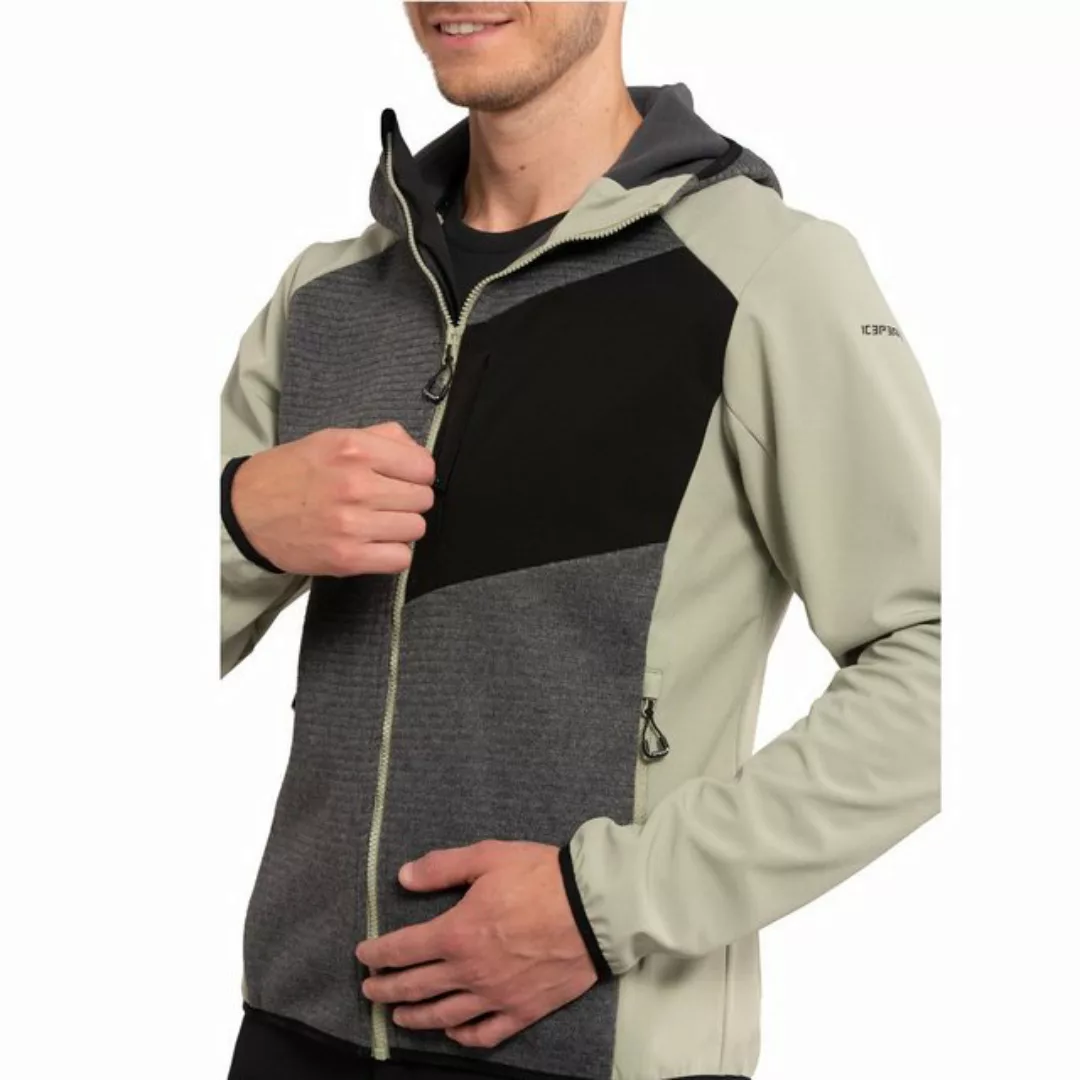 Icepeak Softshelljacke Danfort Hybrid-Softshelljacke für Herren mit Kapuze günstig online kaufen