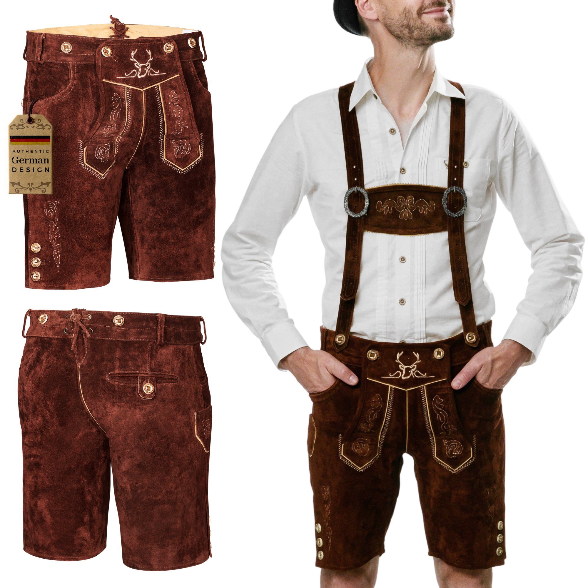 BAVARIA TRACHTEN Trachtenhose Lederhosen Tracht Herren günstig online kaufen