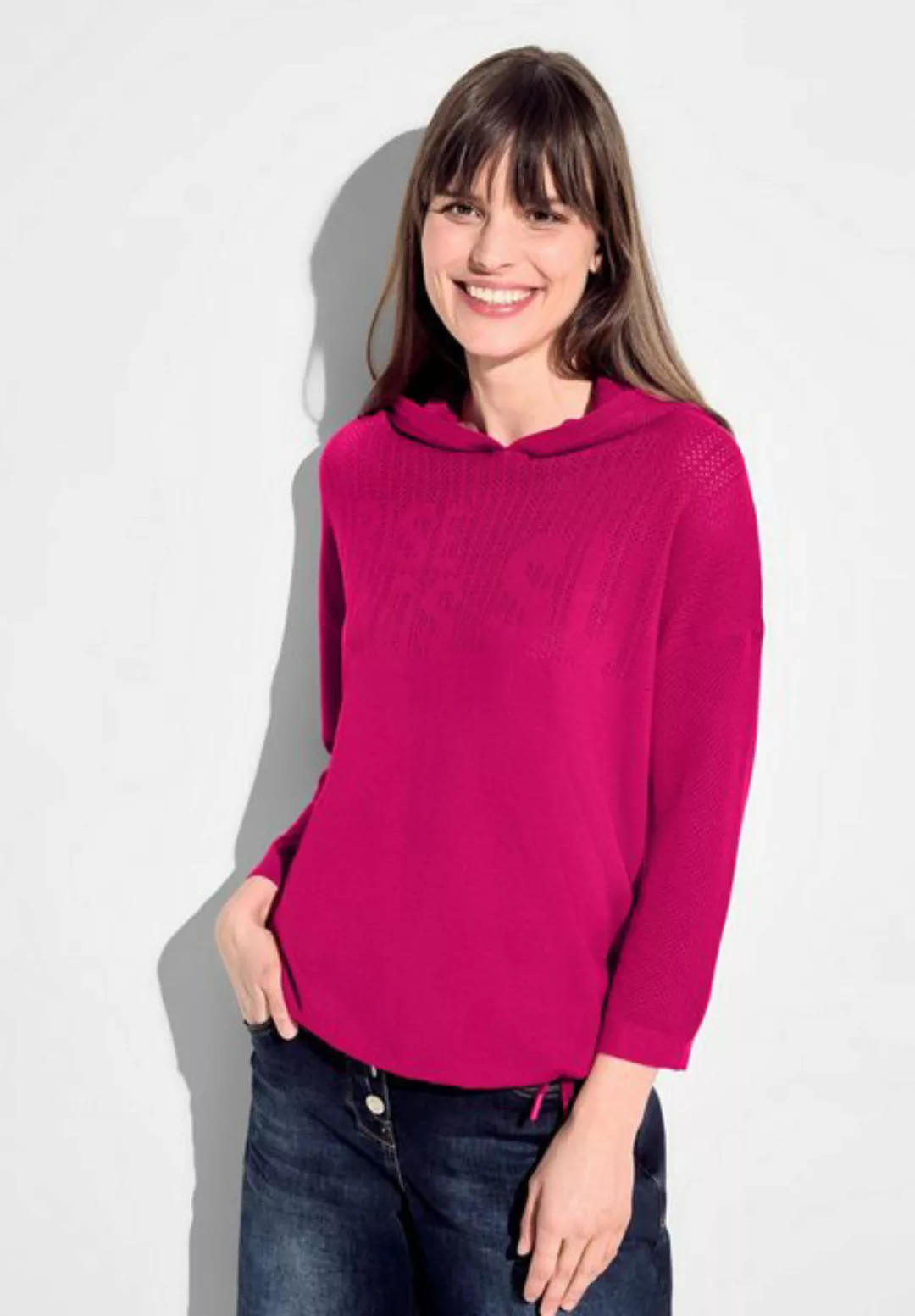 Cecil Kapuzenpullover, im angenehmen Materialmix günstig online kaufen