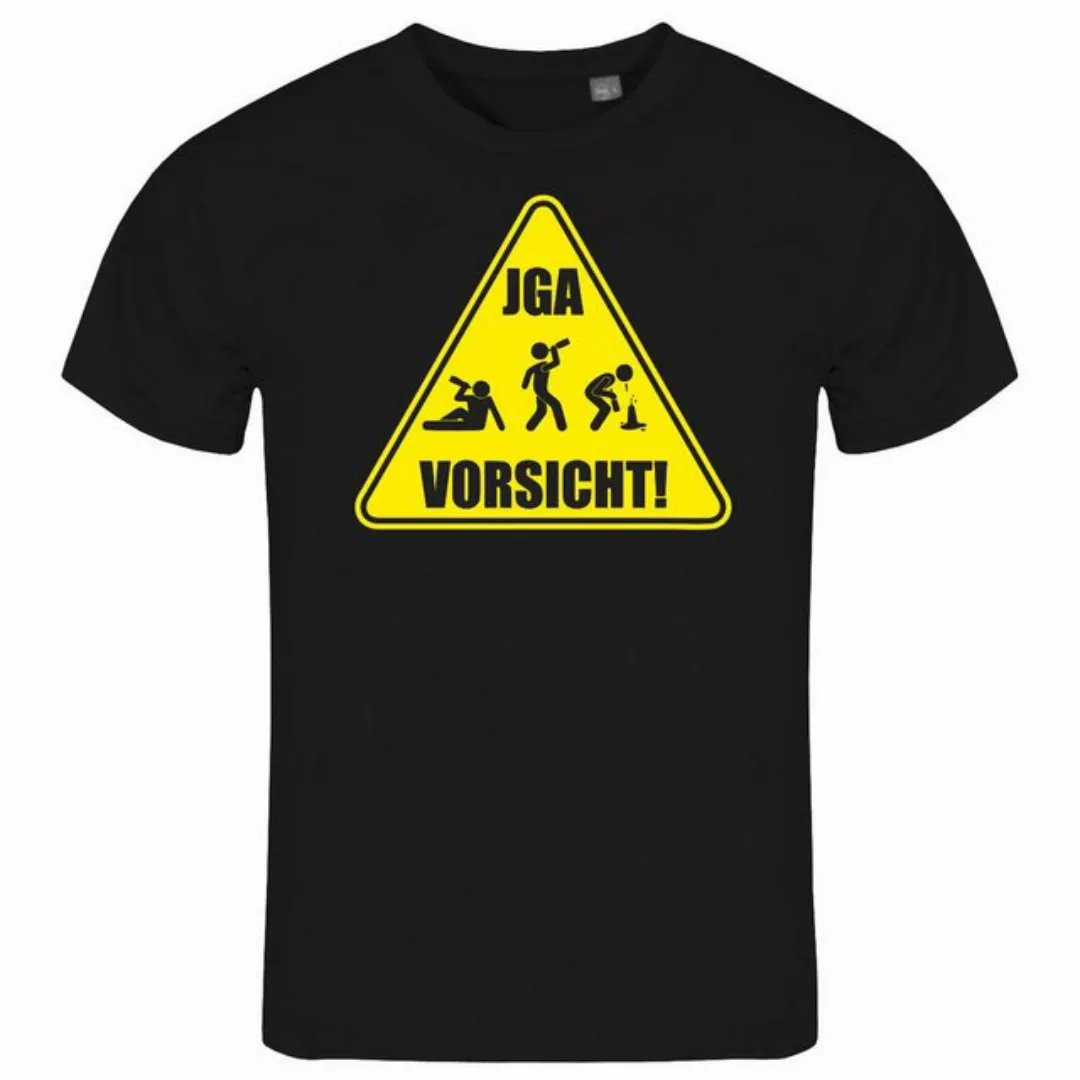 deinshirt Print-Shirt Herren T-Shirt Junggesellenabschied Vorsicht Funshirt günstig online kaufen