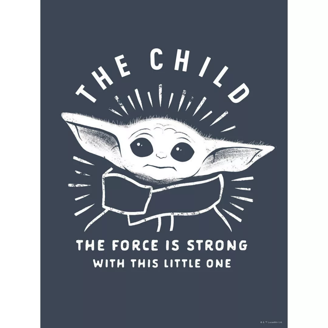 Komar Poster Mandalorian The Child Iconic Disney B/L: ca. 30x40 cm günstig online kaufen