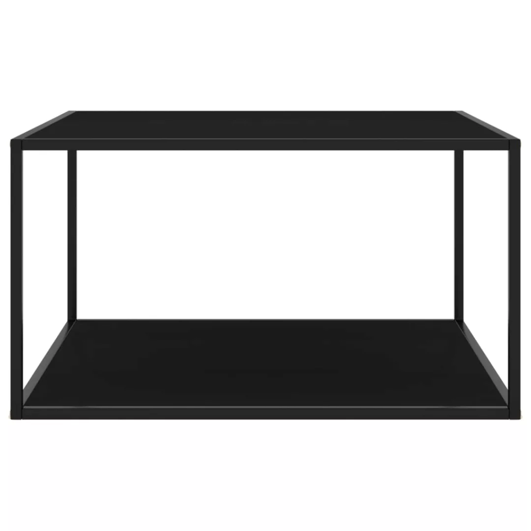 Beistelltisch Schwarz Mit Schwarzem Glas 90x90x50 Cm günstig online kaufen