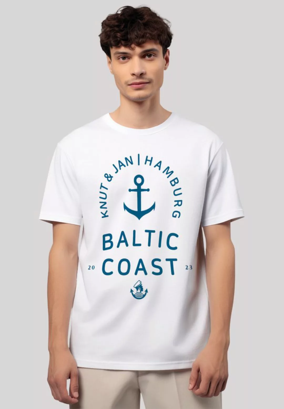 F4NT4STIC T-Shirt "Ostsee Logo Knut & Jan Hamburg", Premium Qualität günstig online kaufen