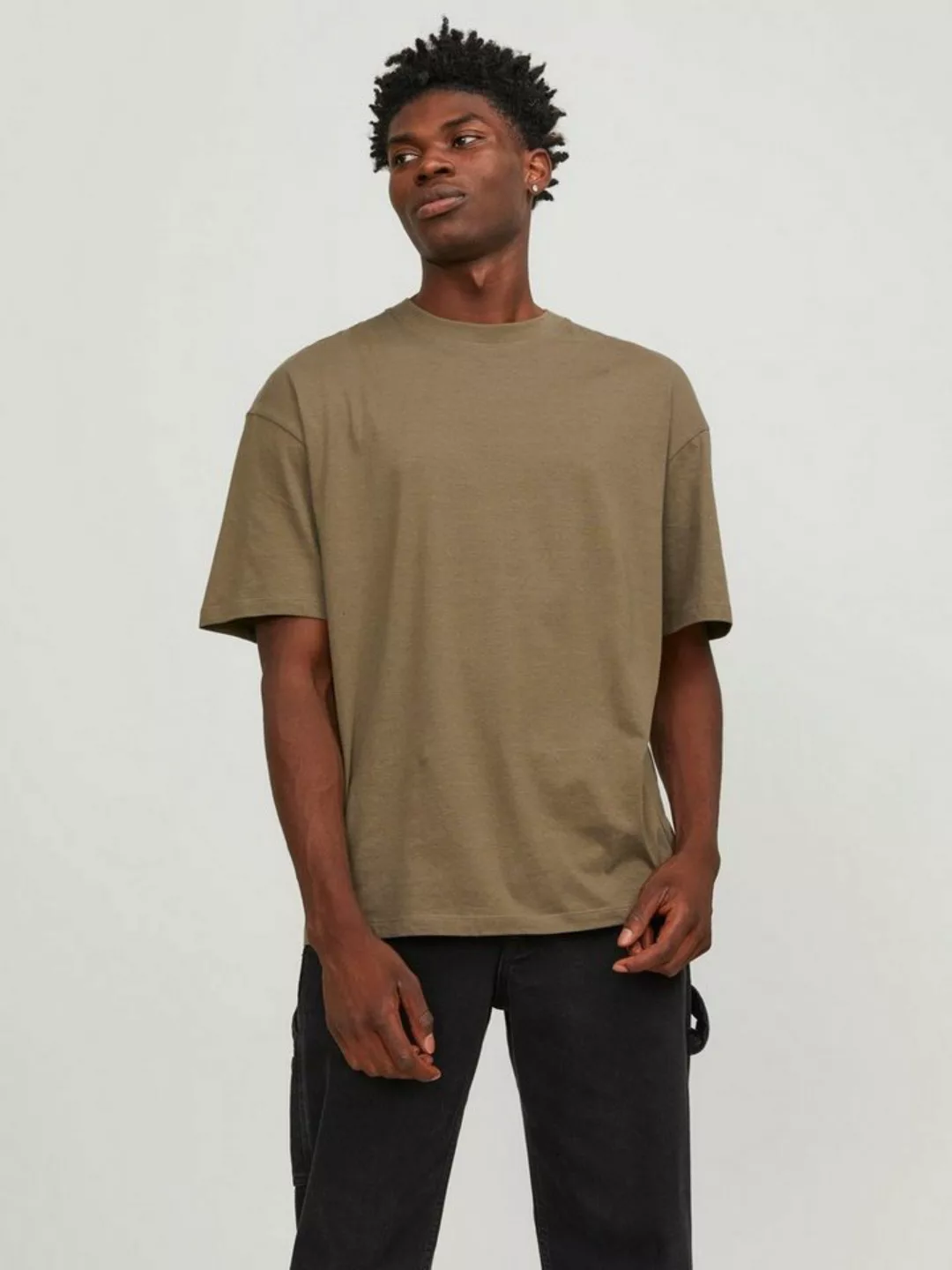 Jack & Jones Oversize-Shirt JJEBRADLEY TEE SS O-NECK NOOS mit Rundhalsaussc günstig online kaufen