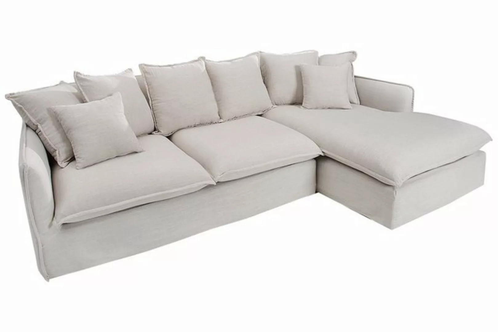 riess-ambiente Ecksofa HEAVEN 255cm natur, Einzelartikel 1 Teile, Couch · L günstig online kaufen