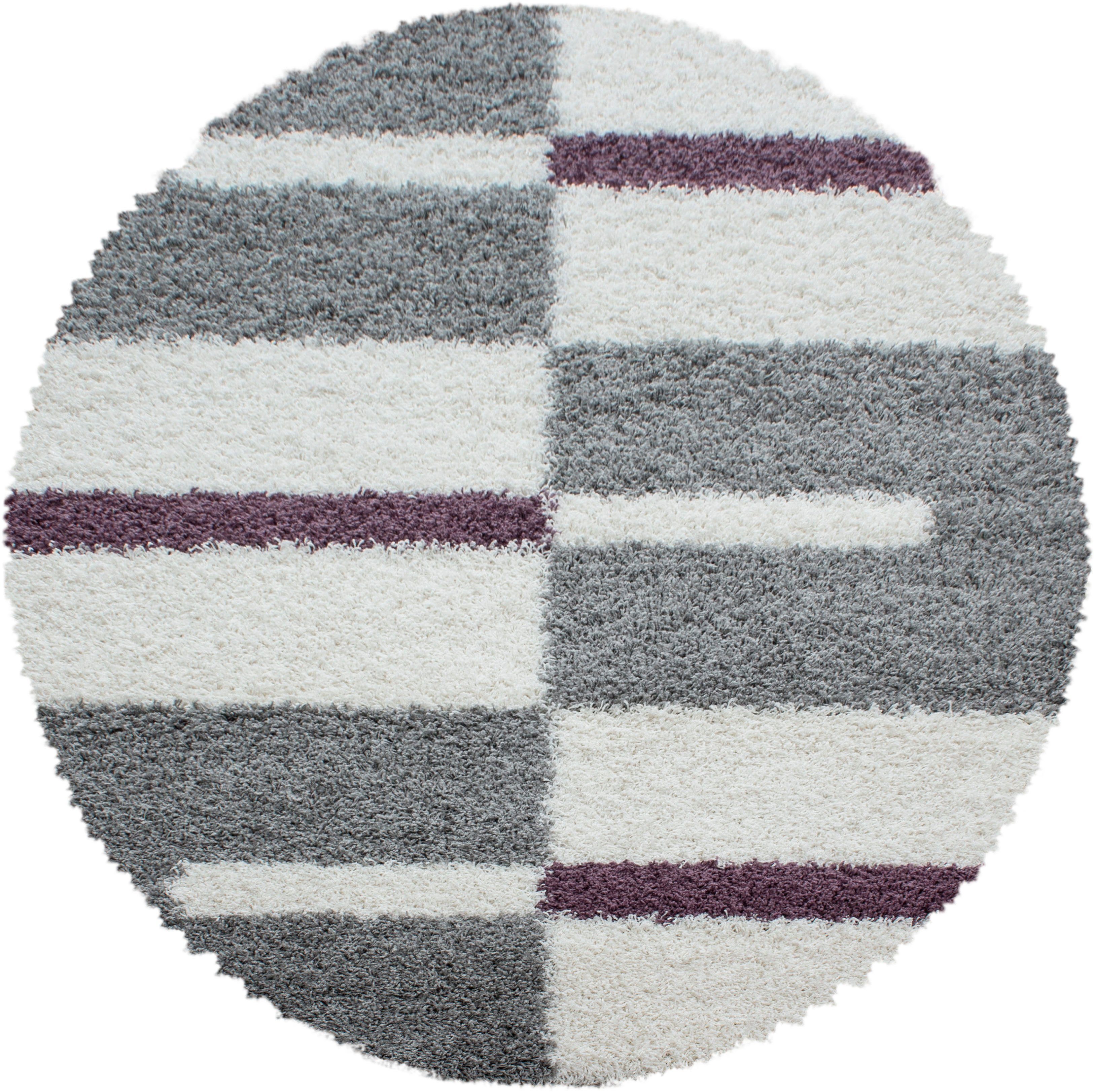 Ayyildiz Teppiche Hochflor-Teppich »Gala Shaggy 2505«, rund, 30 mm Höhe, Wo günstig online kaufen