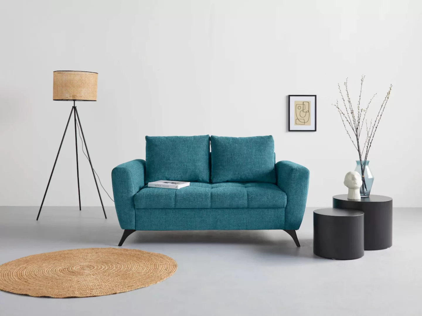 INOSIGN 2-Sitzer "Lörby", auch mit Aqua clean-Bezug, feine Steppung im Sitz günstig online kaufen