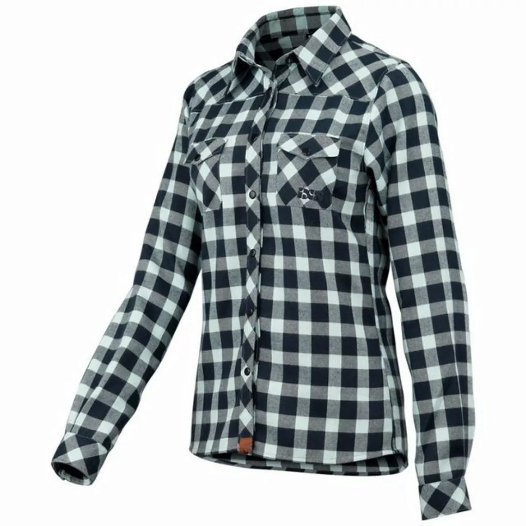 IXS Funktionshemd Escapee Damen Flannel Hemd - Aqua/Marine (1-tlg) günstig online kaufen