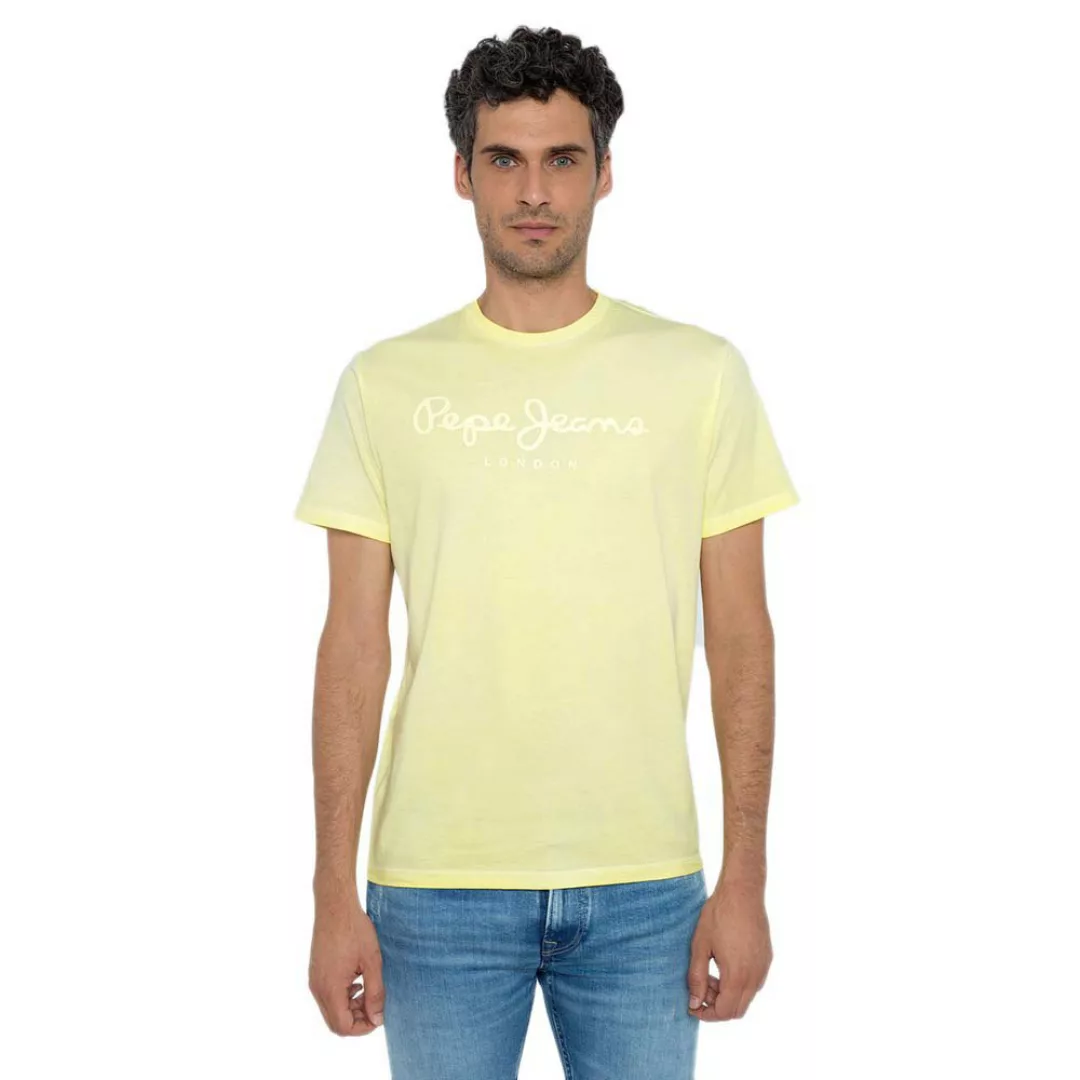 Pepe Jeans West Sir Kurzärmeliges T-shirt M Sorbet Lemon günstig online kaufen